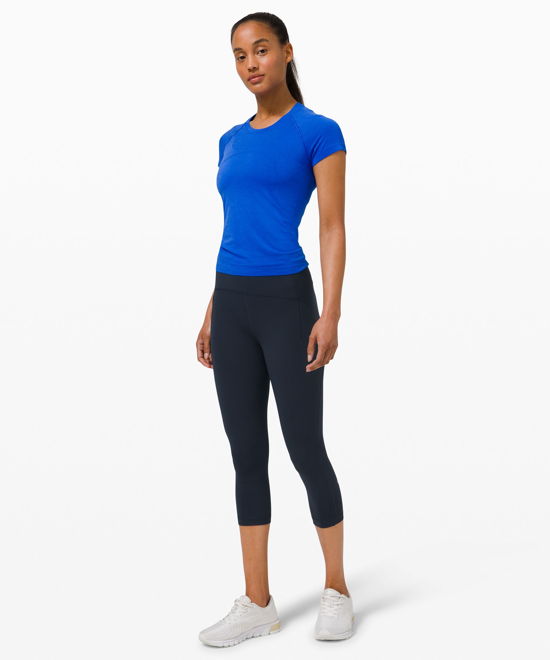Lululemon Leggings Dame Marineblå | 87345-TVHJ