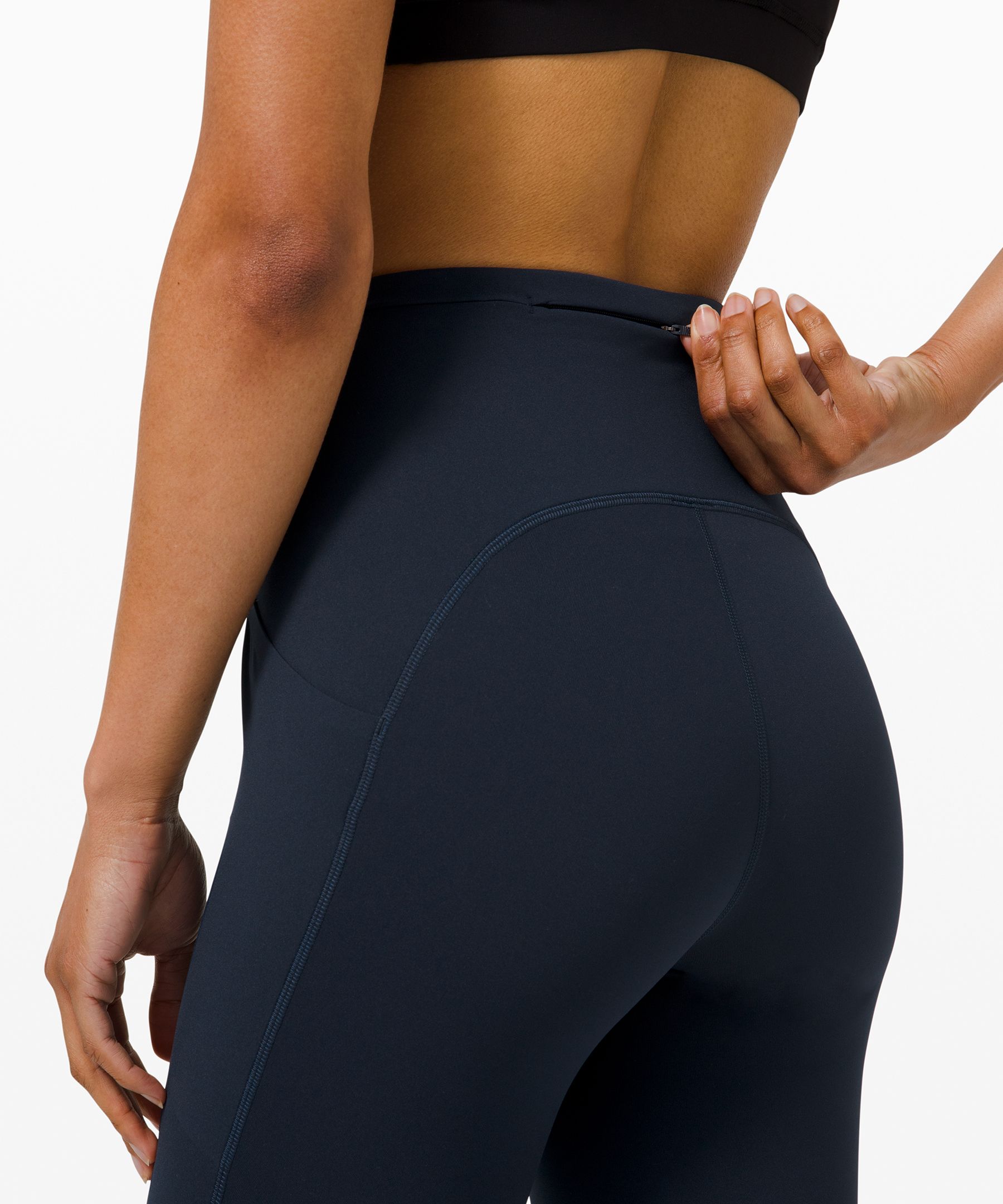 Lululemon Leggings Dame Marineblå | 87345-TVHJ