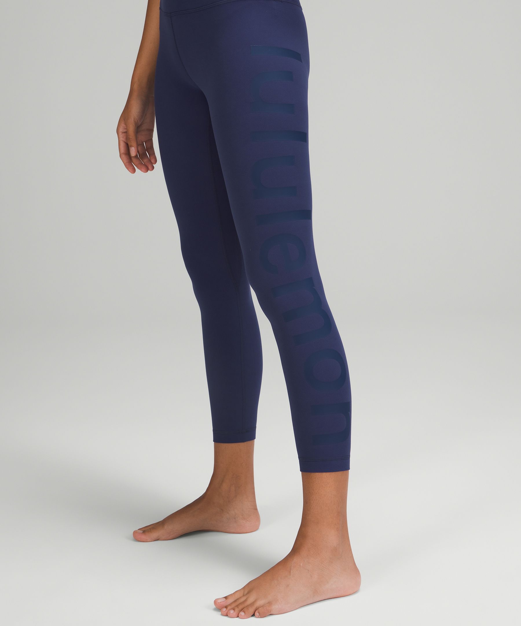 Lululemon Leggings Dame Marineblå | 98127-YFTI