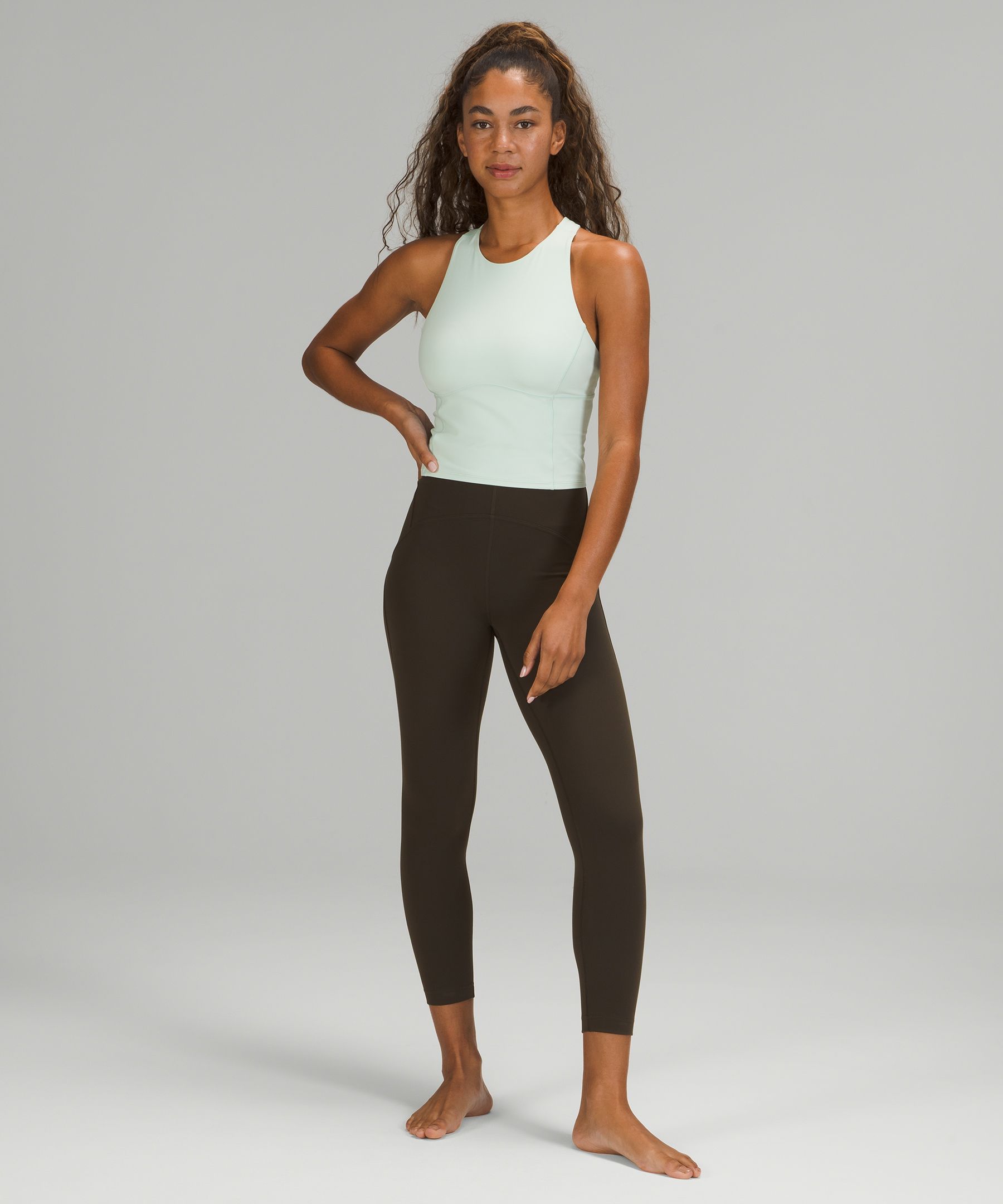Lululemon Leggings Dame Mørke Olivengrønne | 06415-JOZP