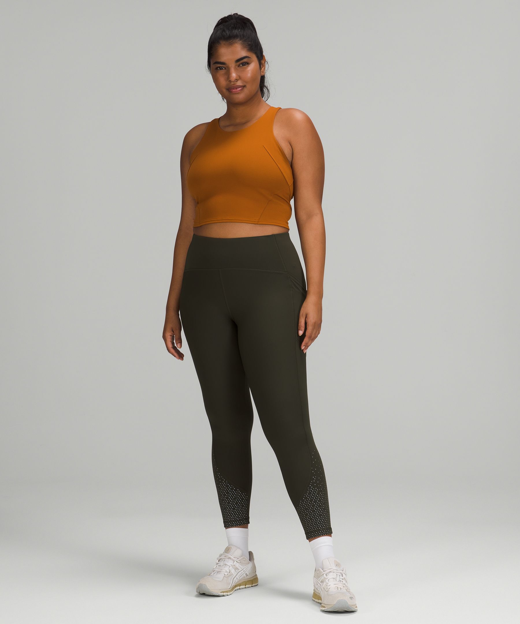Lululemon Leggings Dame Mørke Olivengrønne | 09783-CGYN