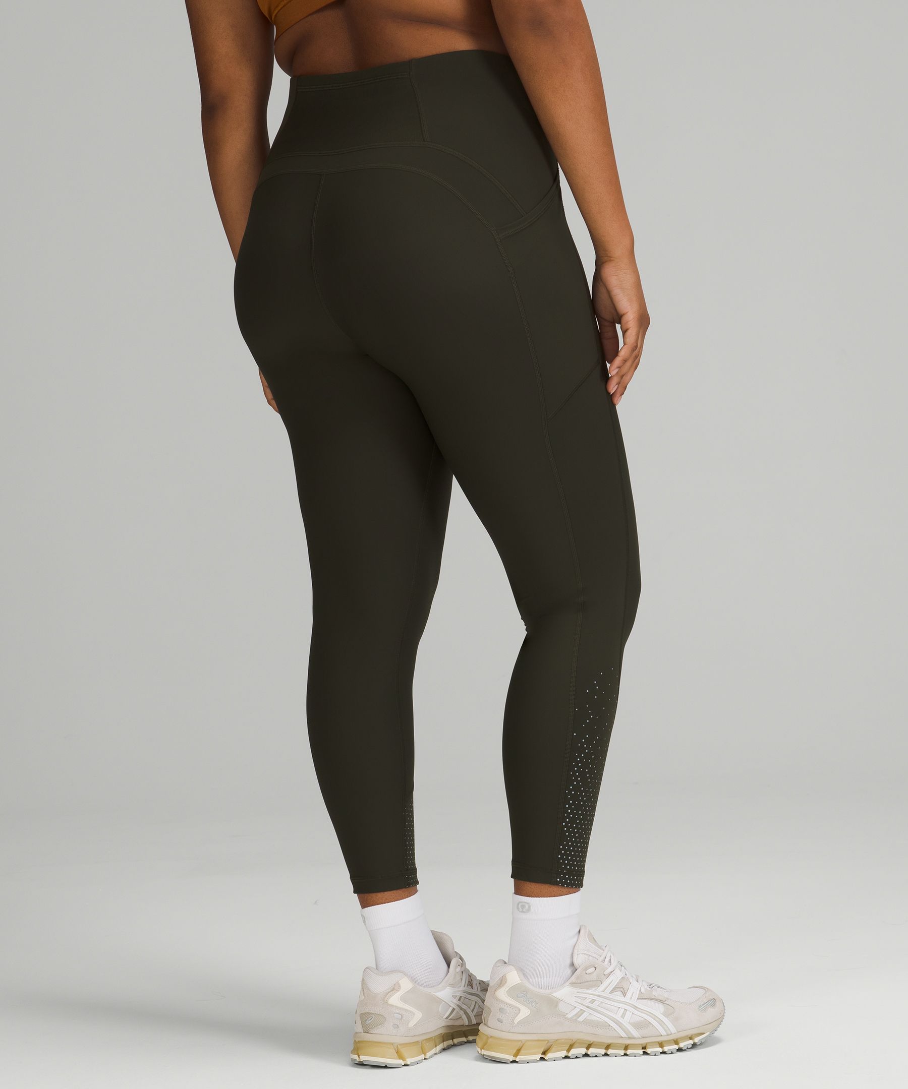 Lululemon Leggings Dame Mørke Olivengrønne | 09783-CGYN