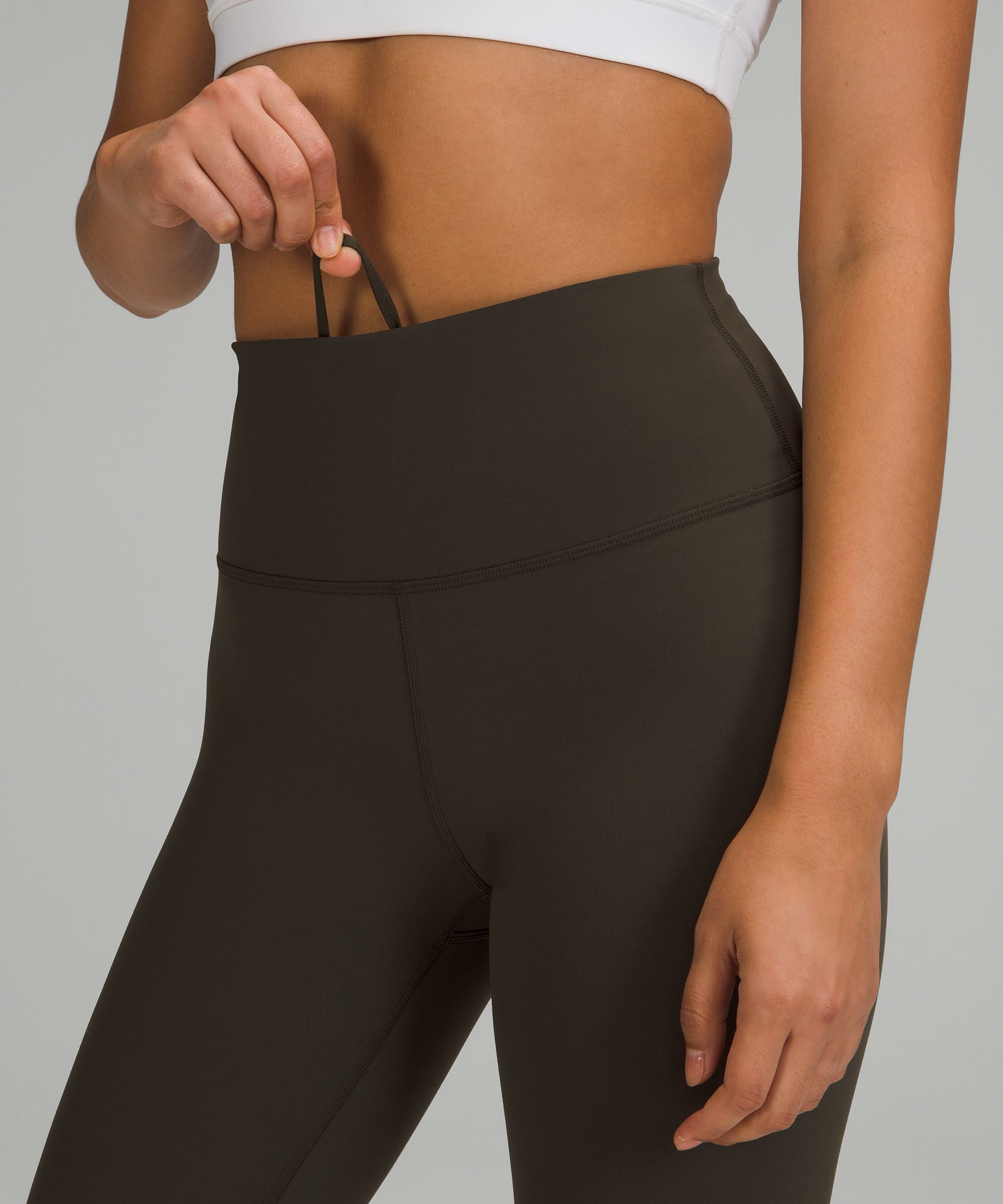 Lululemon Leggings Dame Mørke Olivengrønne | 10796-LJZE
