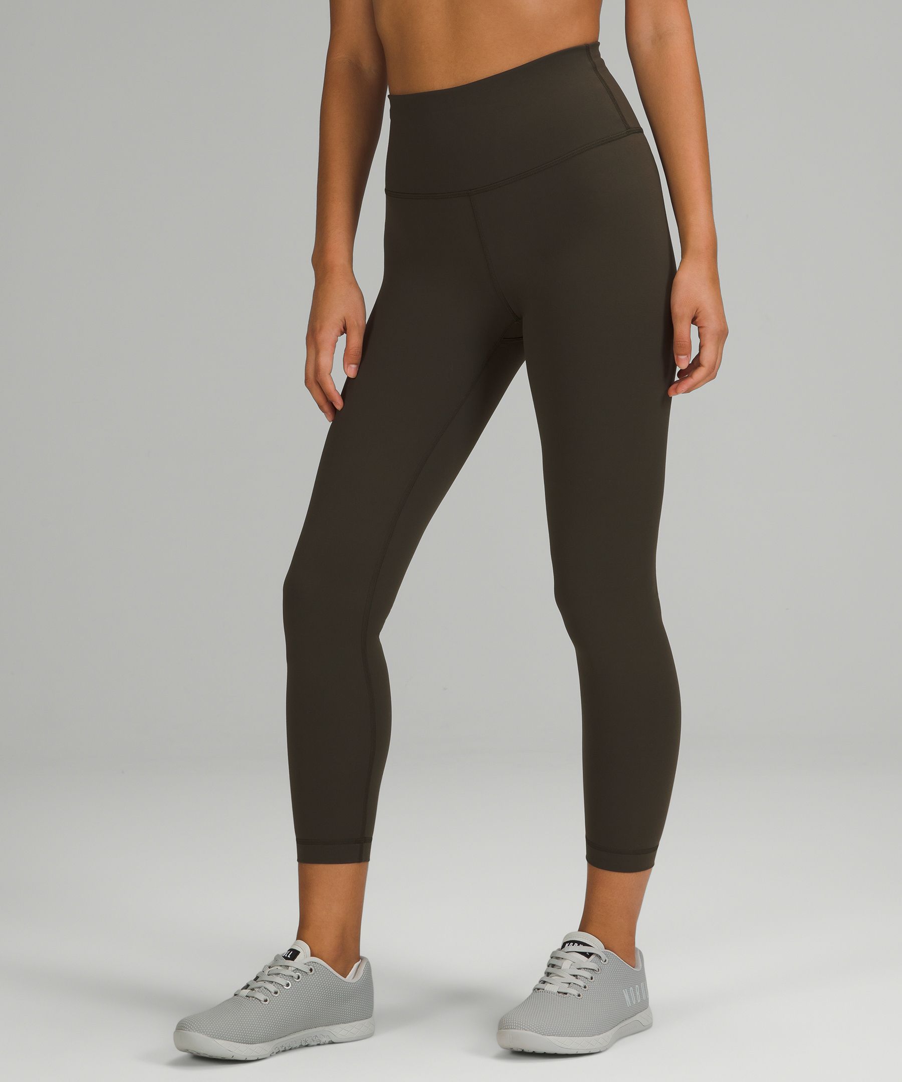 Lululemon Leggings Dame Mørke Olivengrønne | 10796-LJZE
