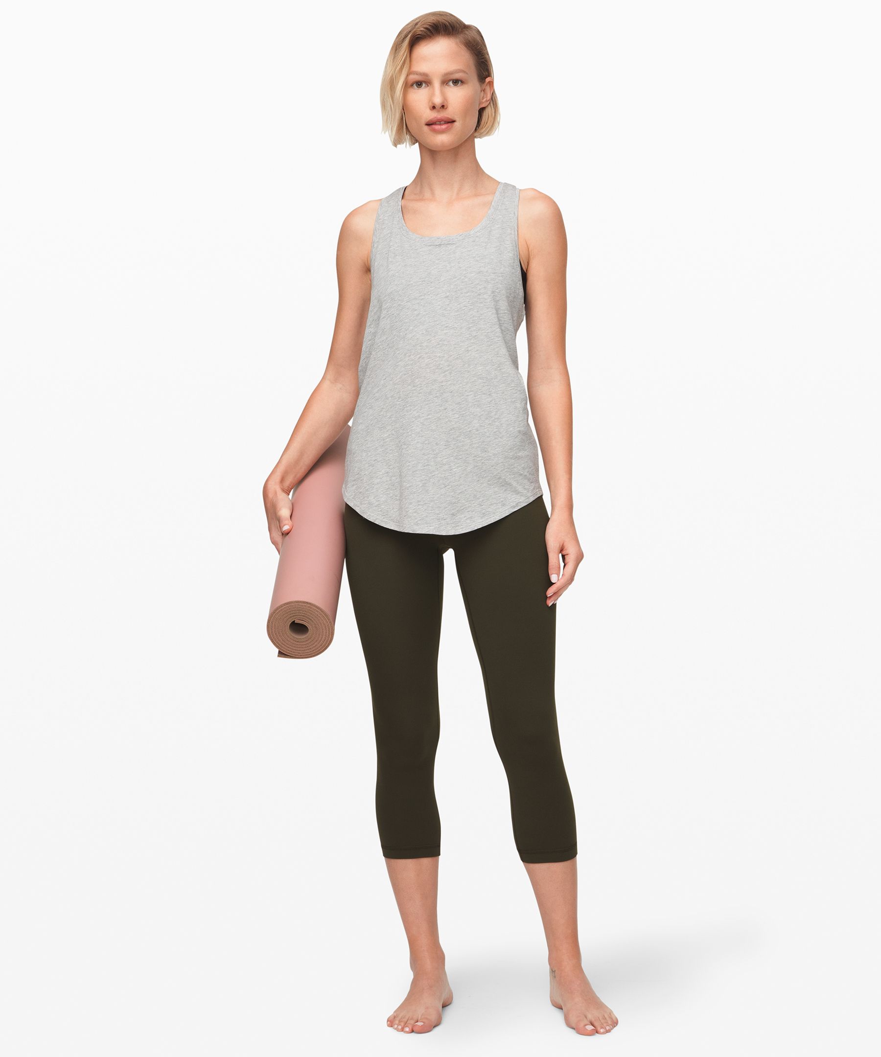 Lululemon Leggings Dame Mørke Olivengrønne | 25708-CXIG