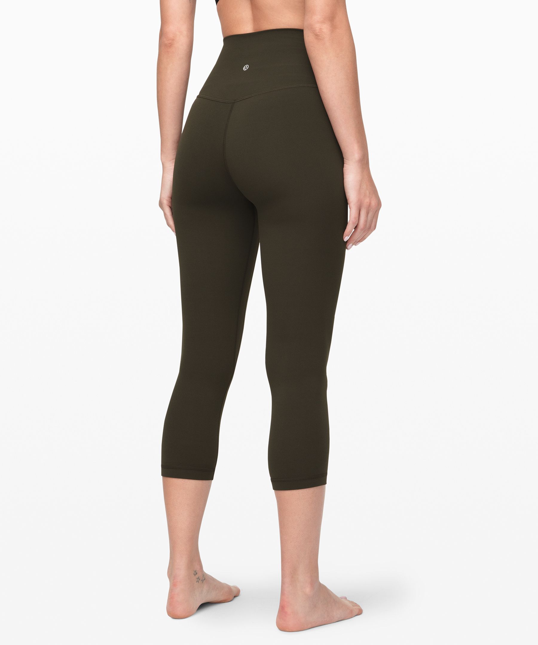 Lululemon Leggings Dame Mørke Olivengrønne | 25708-CXIG