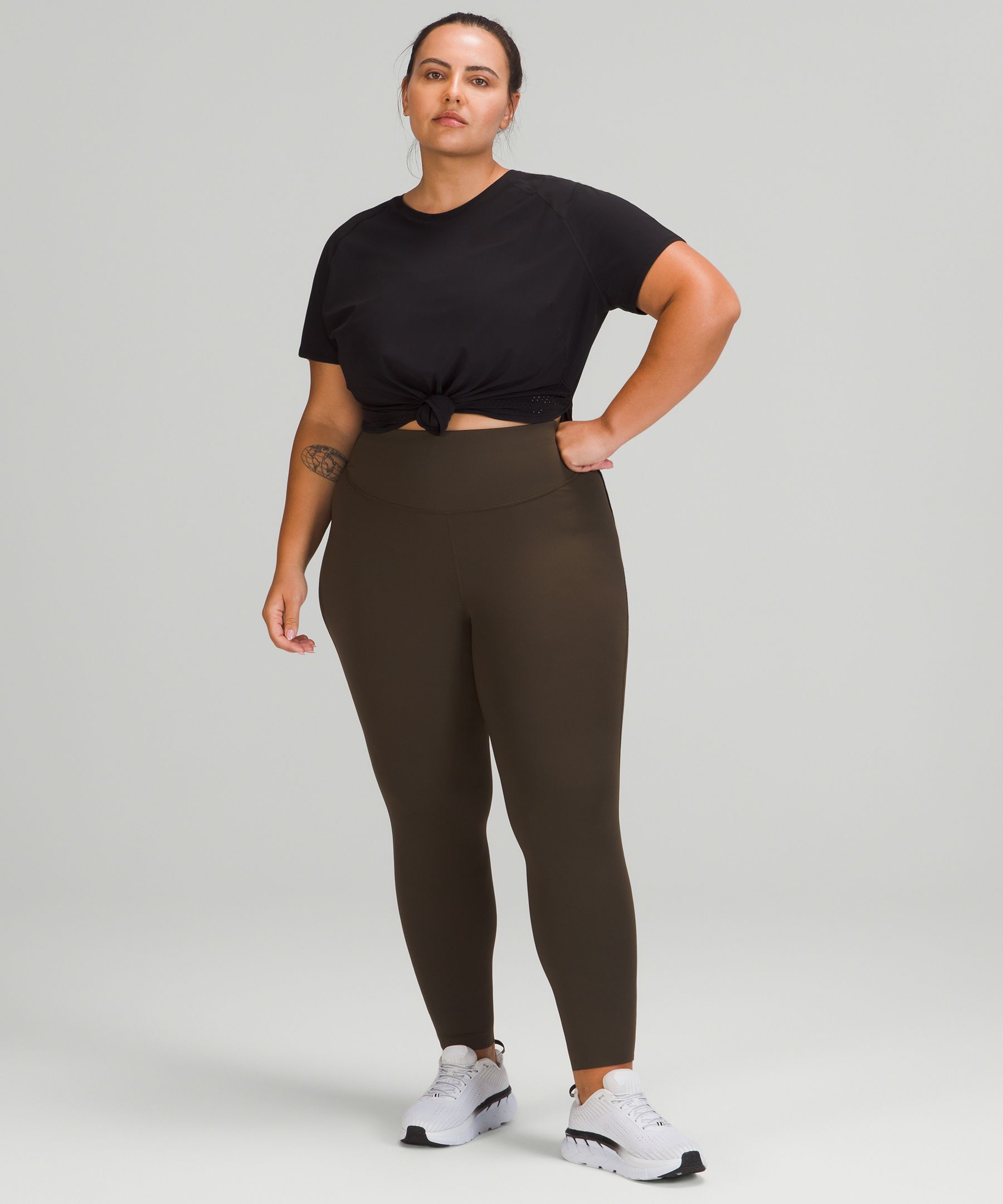 Lululemon Leggings Dame Mørke Olivengrønne | 31480-SXOC