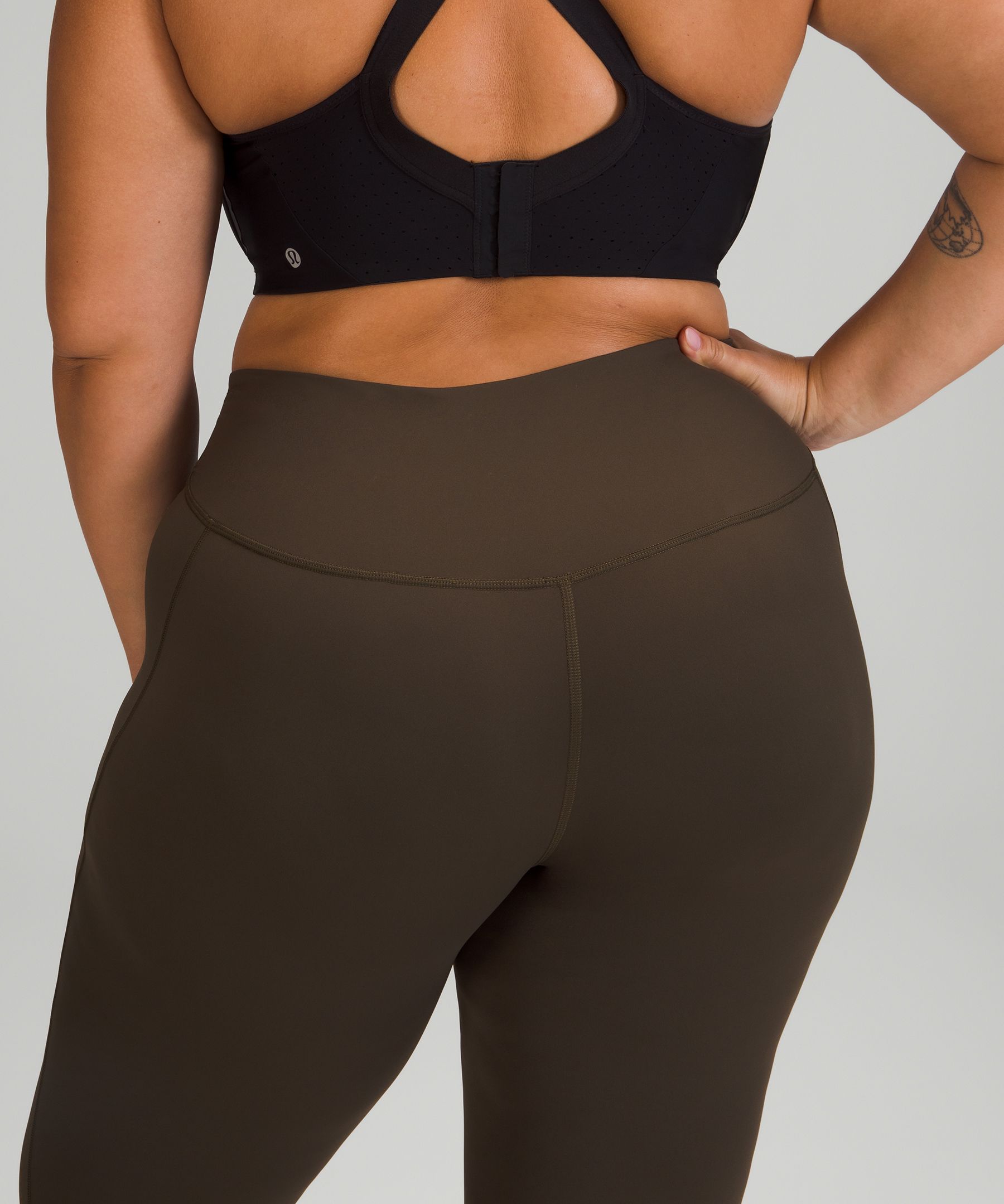 Lululemon Leggings Dame Mørke Olivengrønne | 31480-SXOC