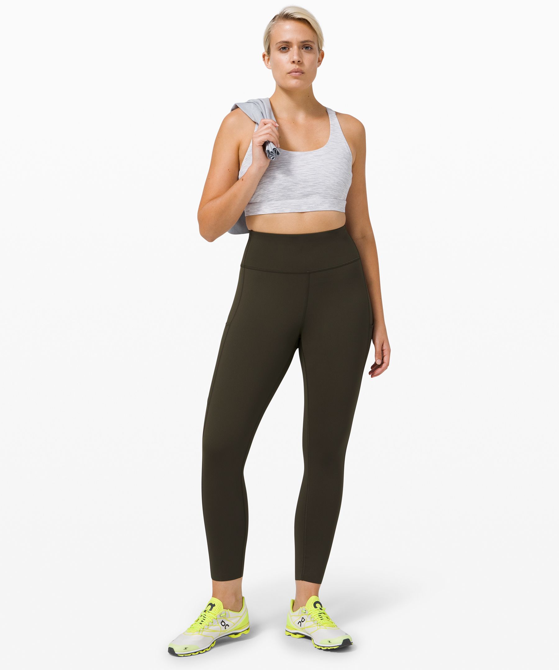Lululemon Leggings Dame Mørke Olivengrønne | 31506-GJOP