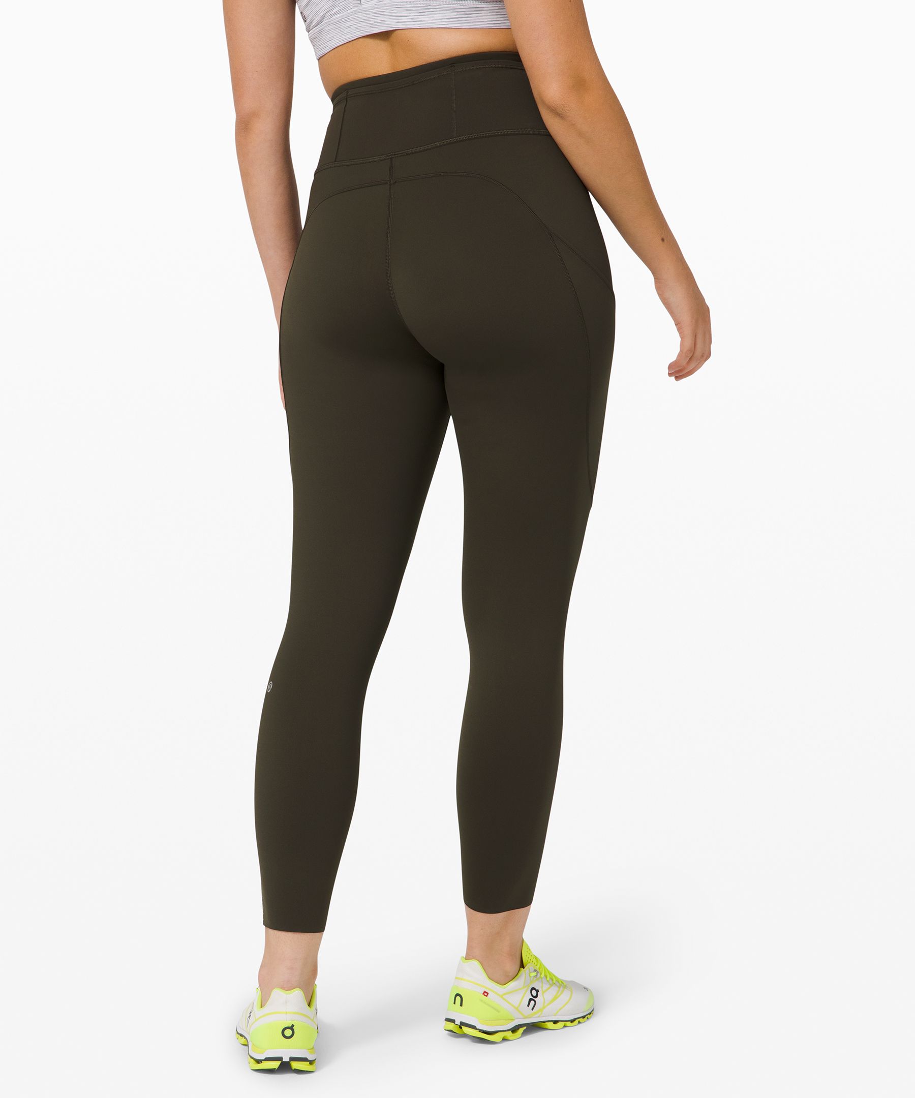 Lululemon Leggings Dame Mørke Olivengrønne | 31506-GJOP