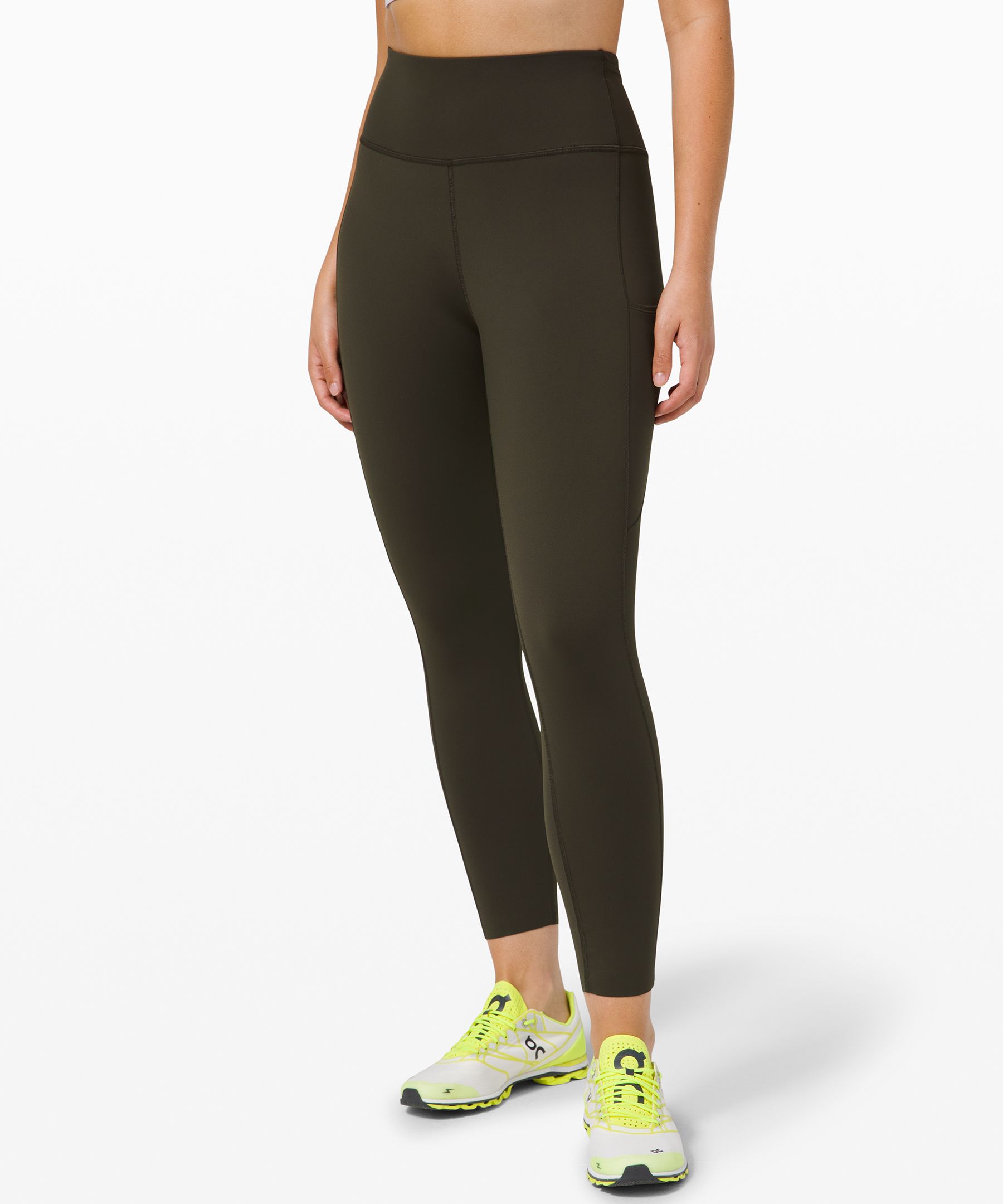 Lululemon Leggings Dame Mørke Olivengrønne | 31506-GJOP