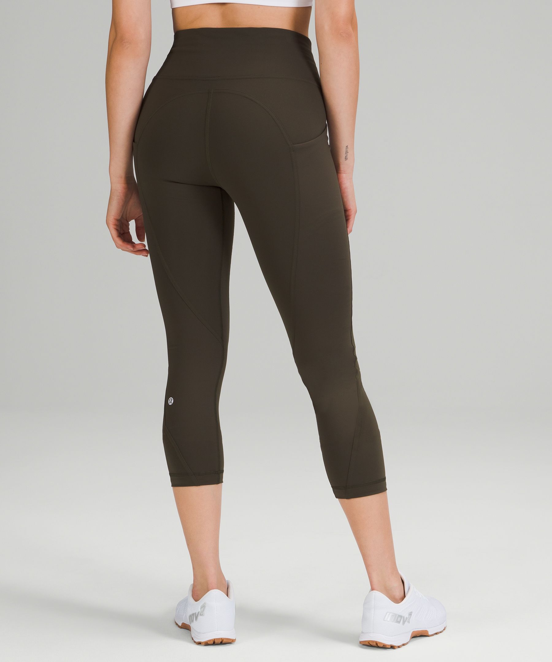 Lululemon Leggings Dame Mørke Olivengrønne | 32057-OJMQ