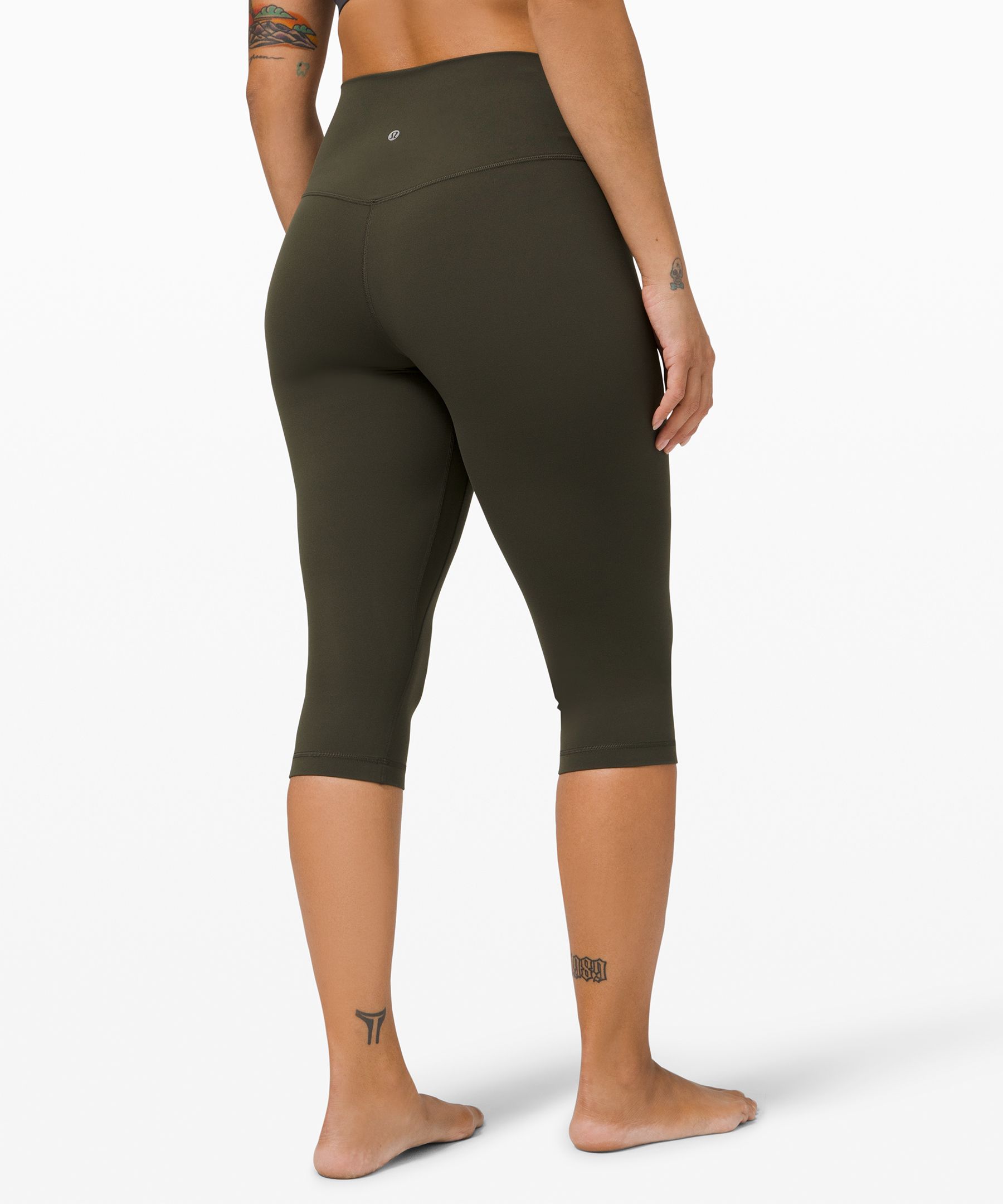 Lululemon Leggings Dame Mørke Olivengrønne | 39416-CLWD