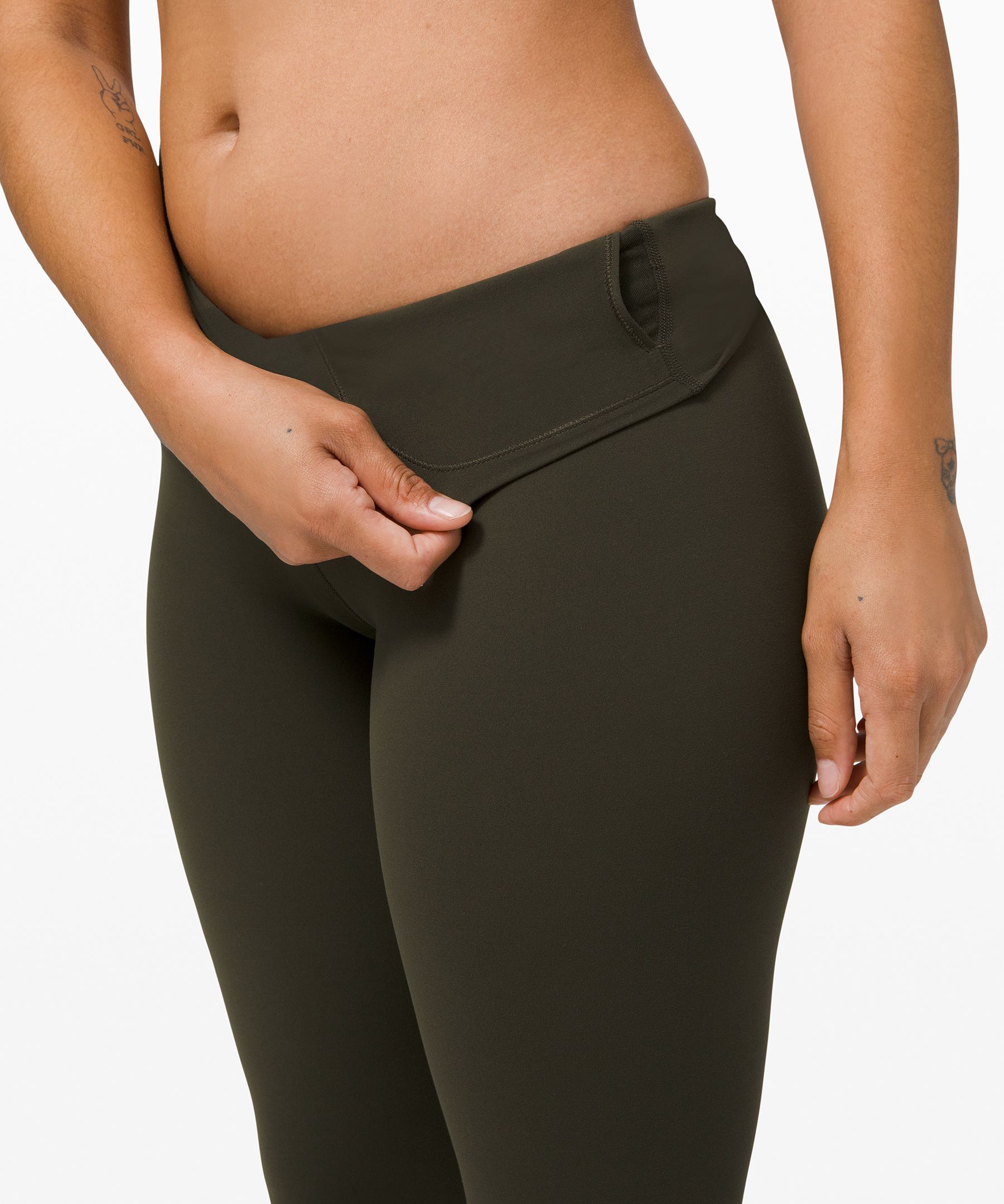 Lululemon Leggings Dame Mørke Olivengrønne | 39416-CLWD