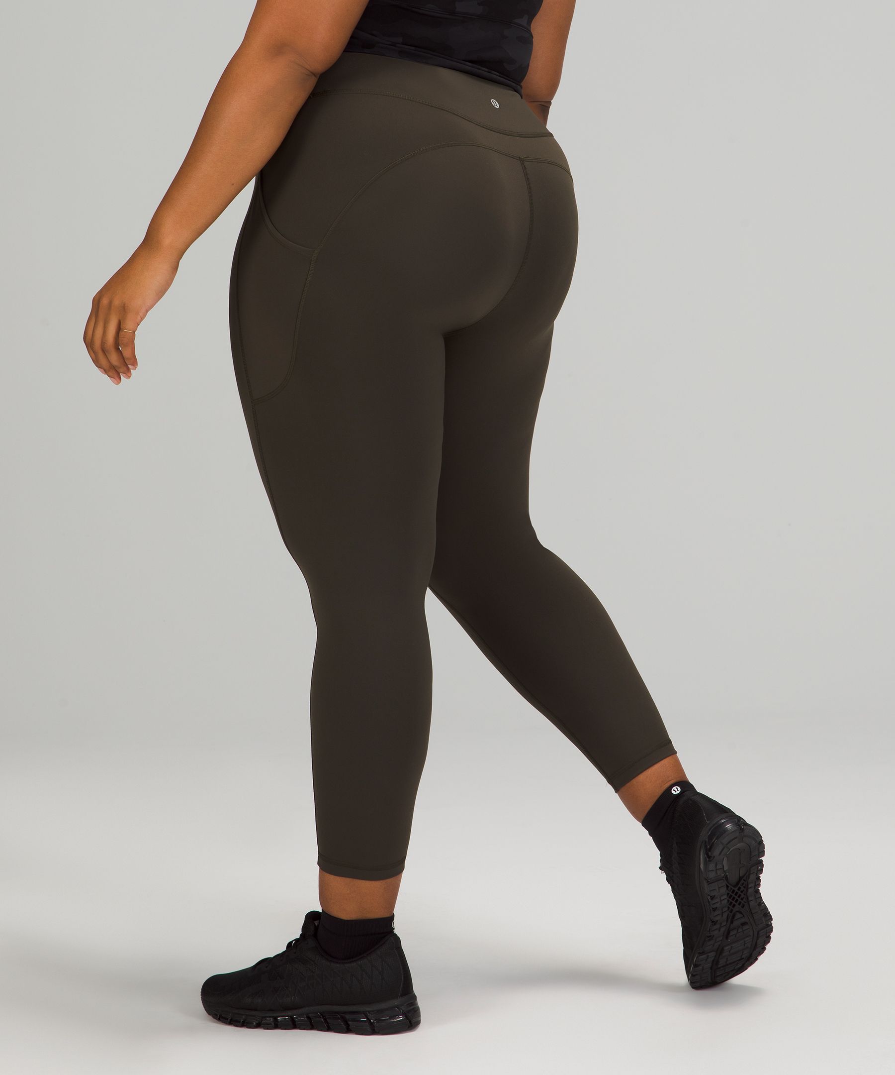 Lululemon Leggings Dame Mørke Olivengrønne | 40897-MZHD