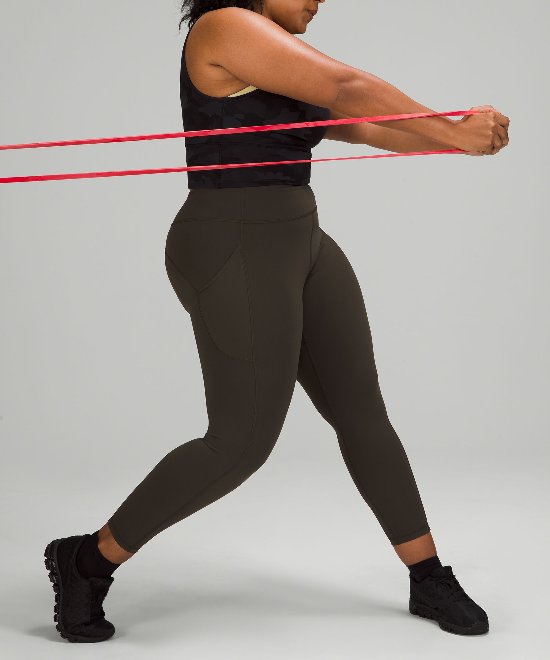 Lululemon Leggings Dame Mørke Olivengrønne | 40897-MZHD