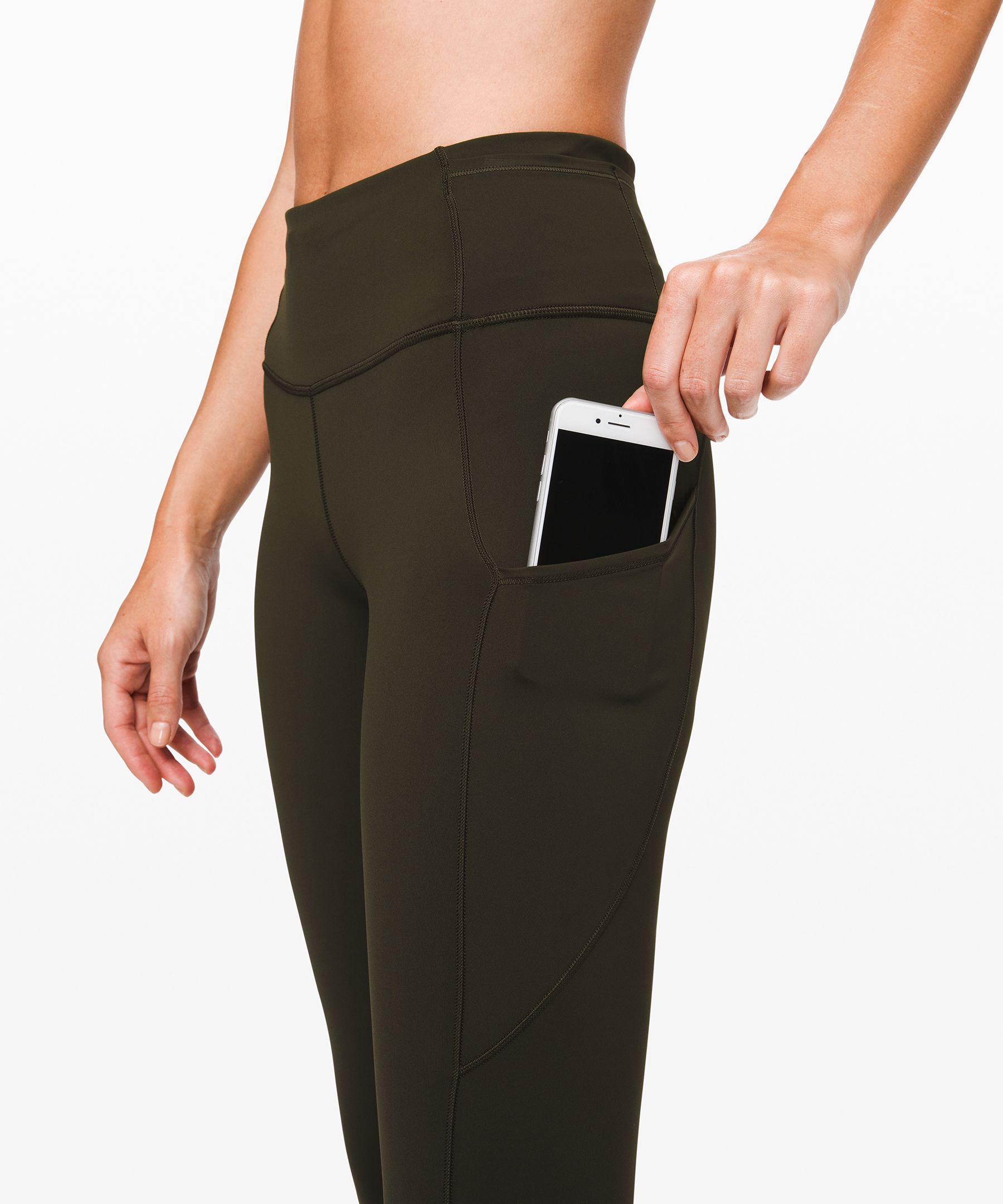 Lululemon Leggings Dame Mørke Olivengrønne | 49360-NQYH