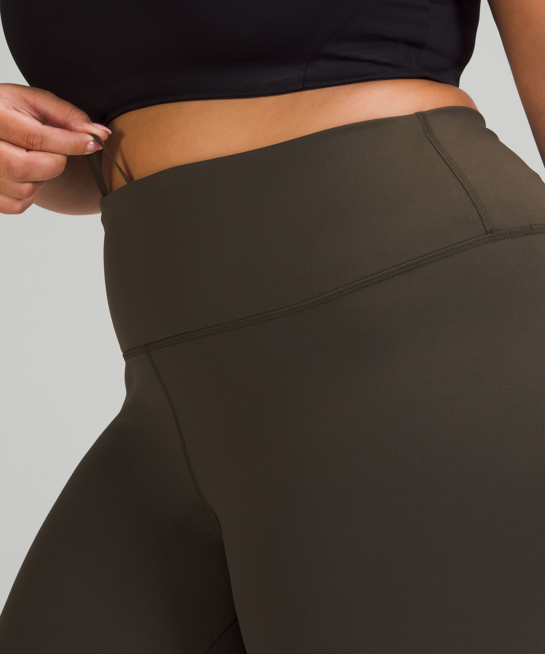 Lululemon Leggings Dame Mørke Olivengrønne | 54298-QVHT