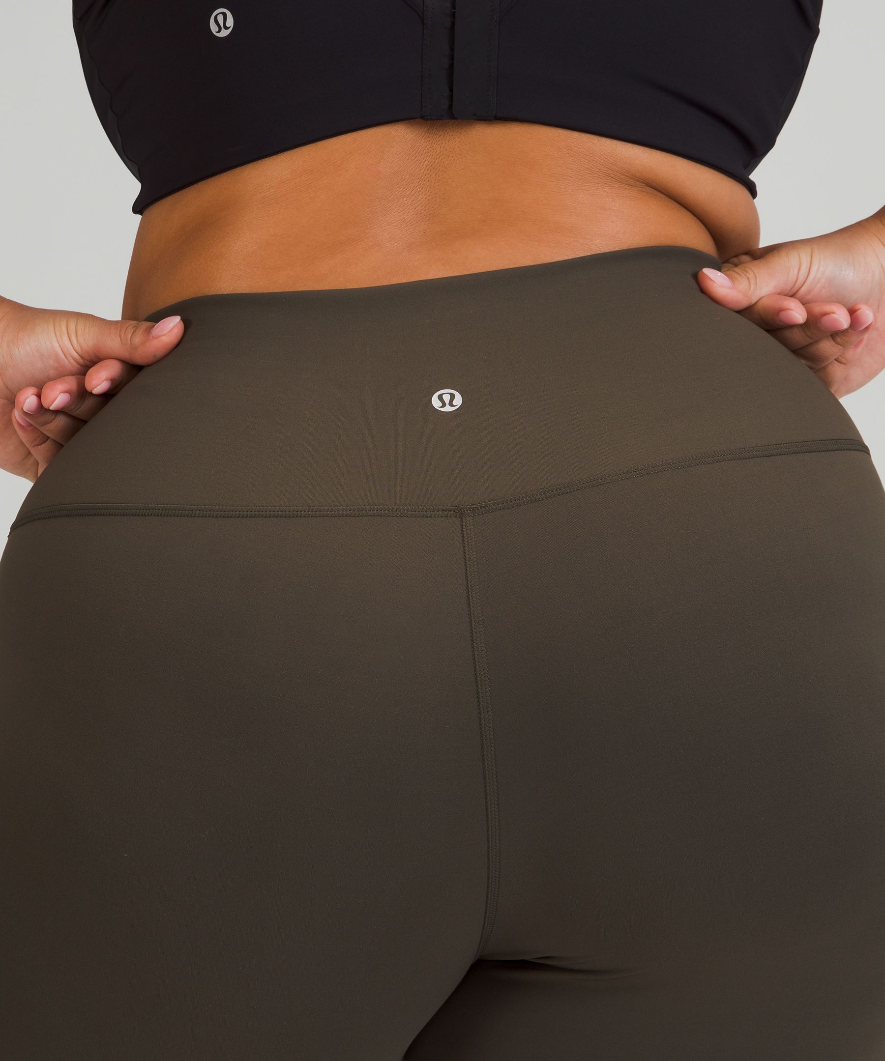 Lululemon Leggings Dame Mørke Olivengrønne | 54298-QVHT
