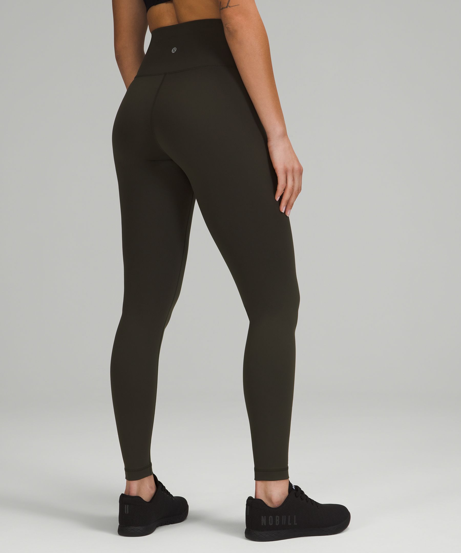 Lululemon Leggings Dame Mørke Olivengrønne | 56243-JNYX