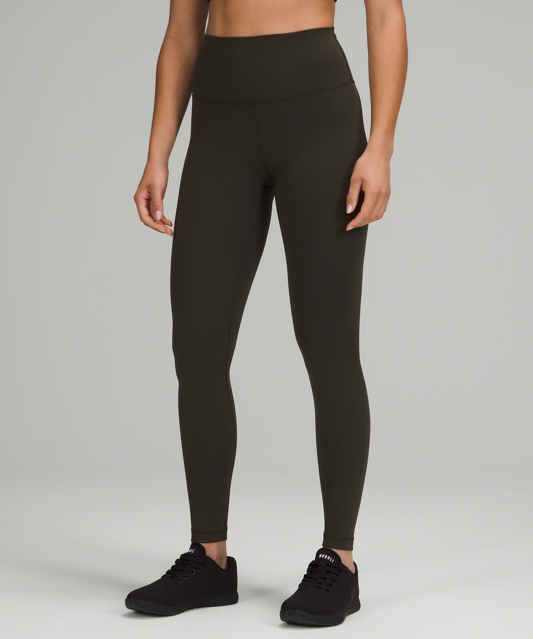 Lululemon Leggings Dame Mørke Olivengrønne | 56243-JNYX