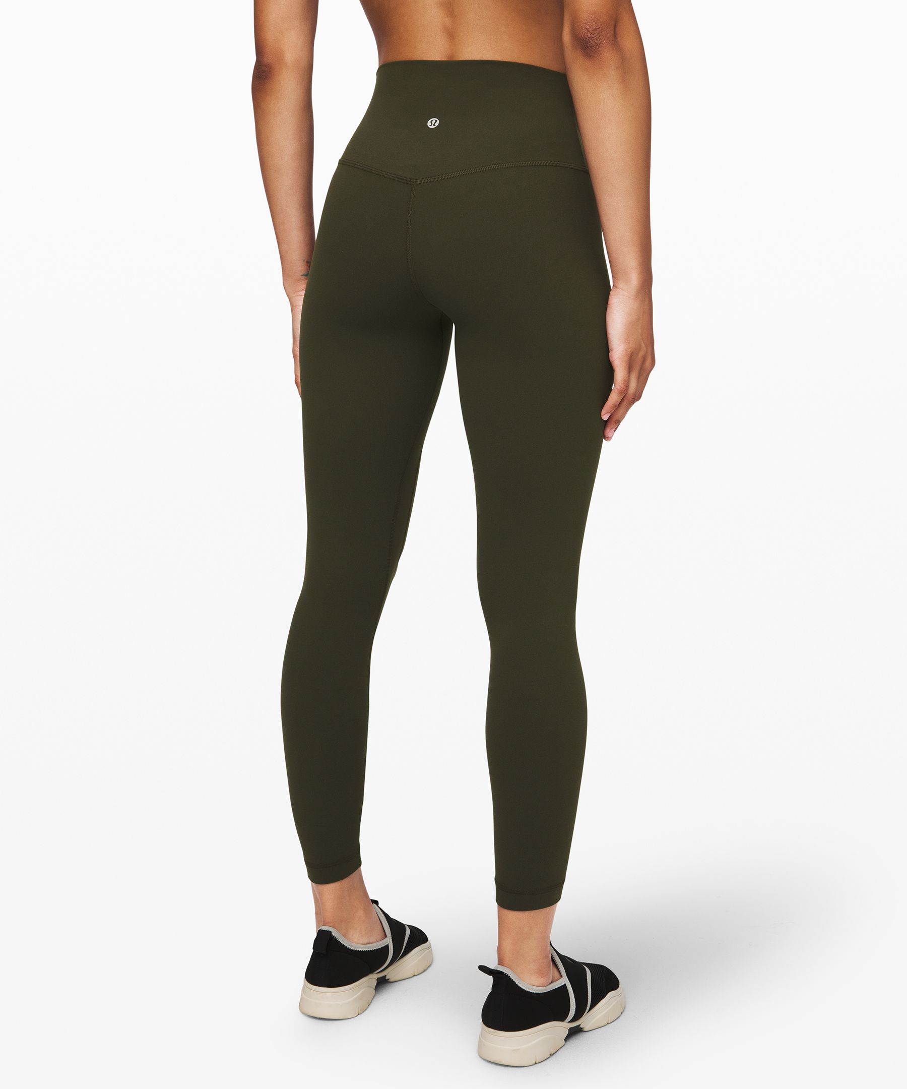 Lululemon Leggings Dame Mørke Olivengrønne | 70914-BOYT