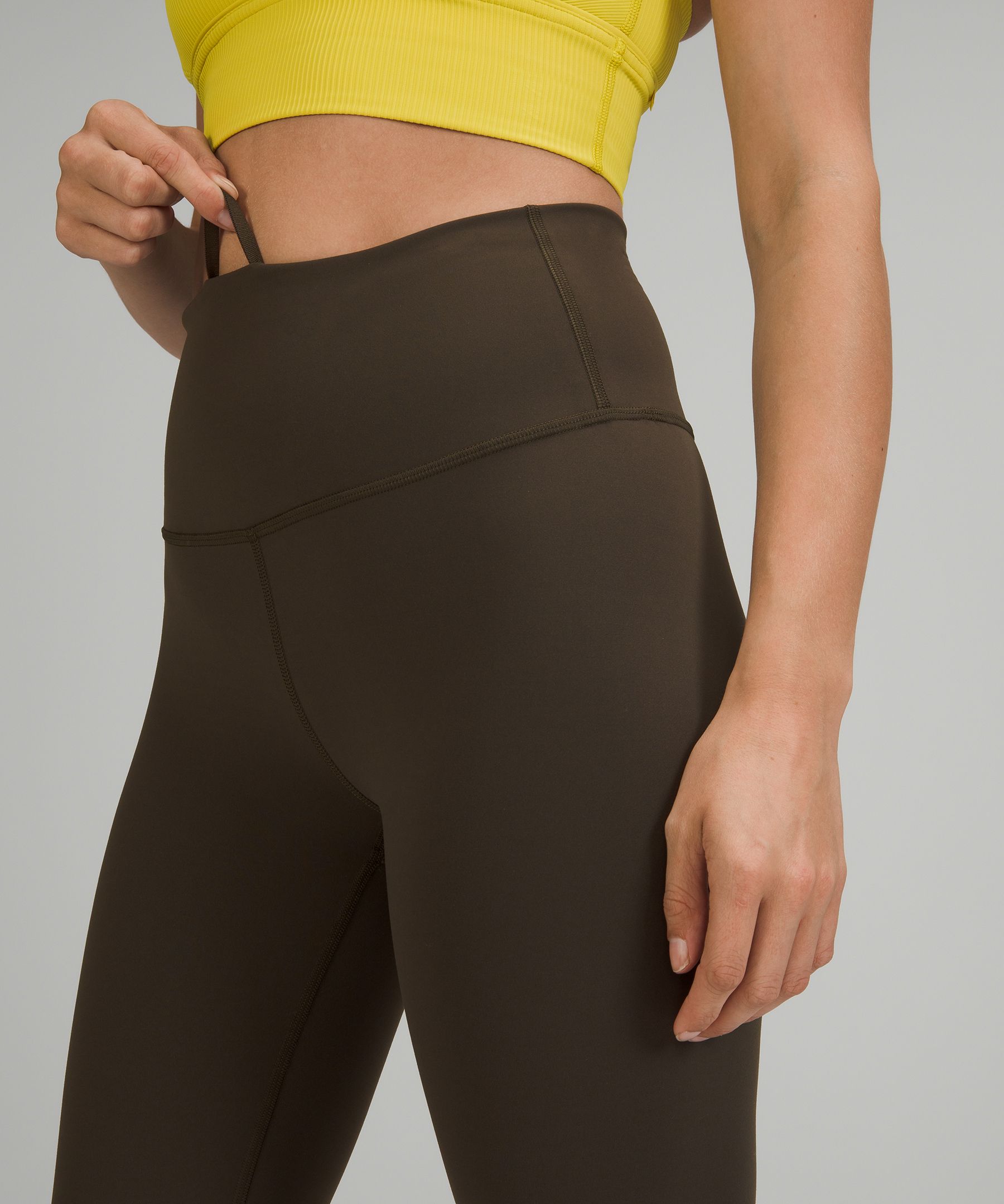 Lululemon Leggings Dame Mørke Olivengrønne | 75810-ZBSC