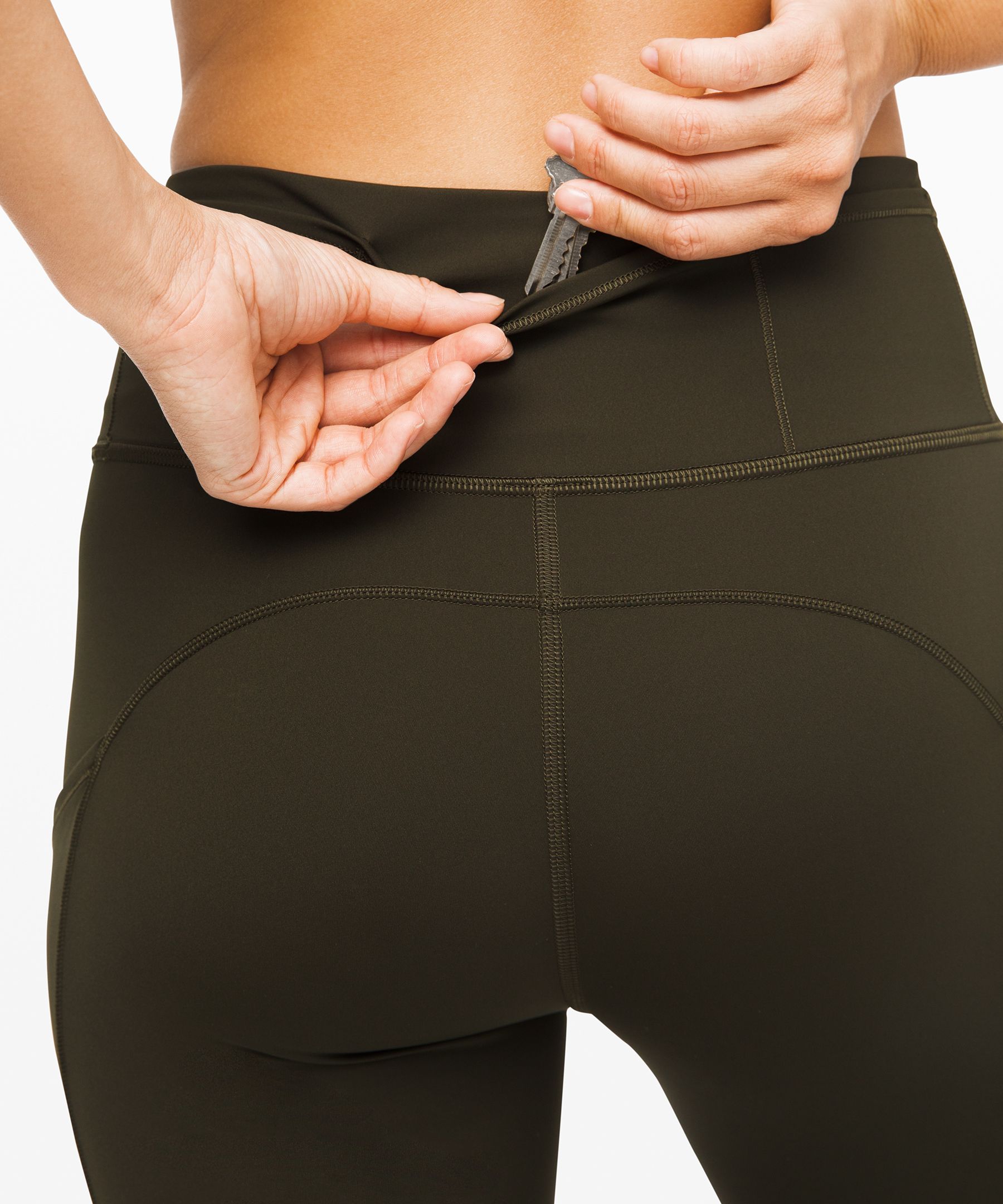 Lululemon Leggings Dame Mørke Olivengrønne | 76528-UHOS