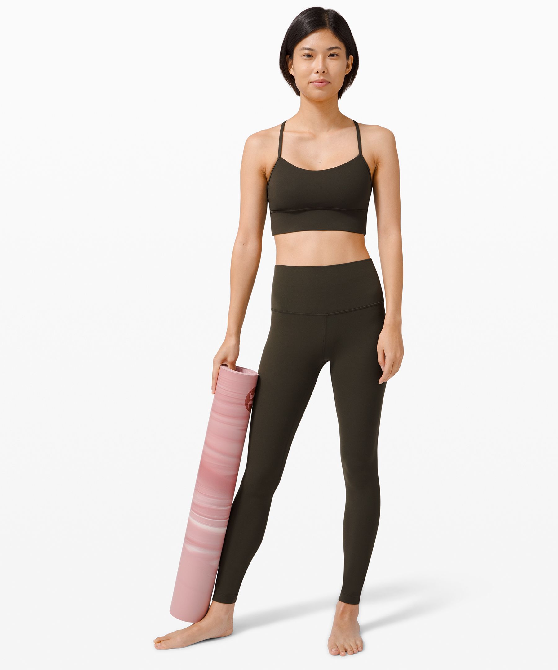 Lululemon Leggings Dame Mørke Olivengrønne | 78365-XQZR