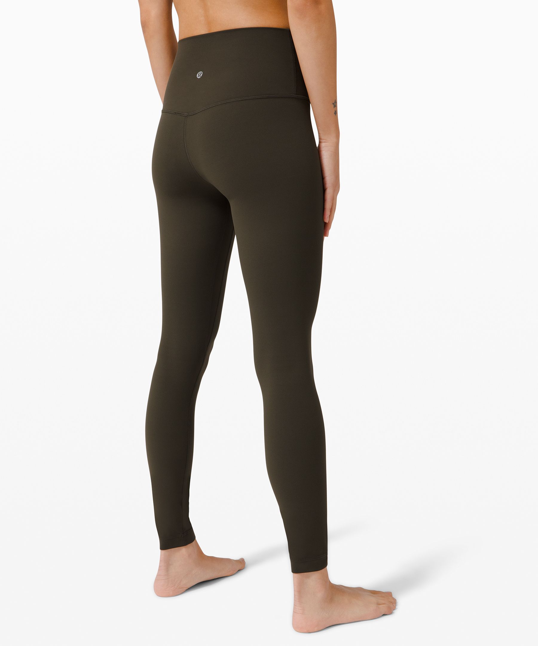 Lululemon Leggings Dame Mørke Olivengrønne | 78365-XQZR