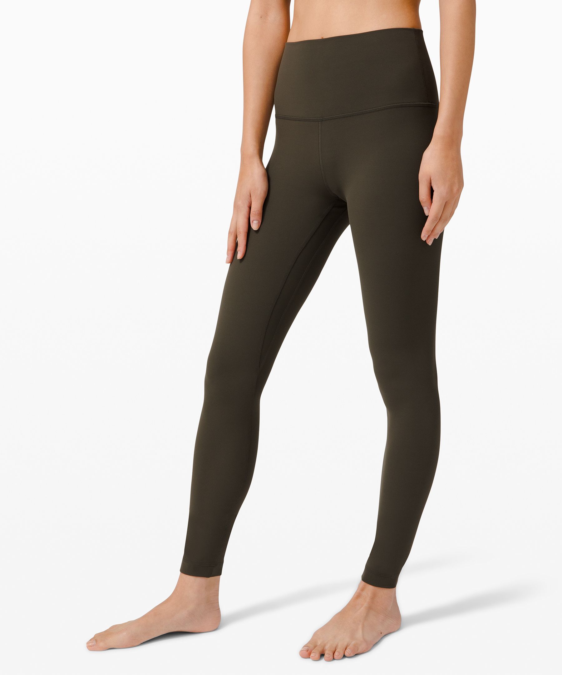 Lululemon Leggings Dame Mørke Olivengrønne | 78365-XQZR