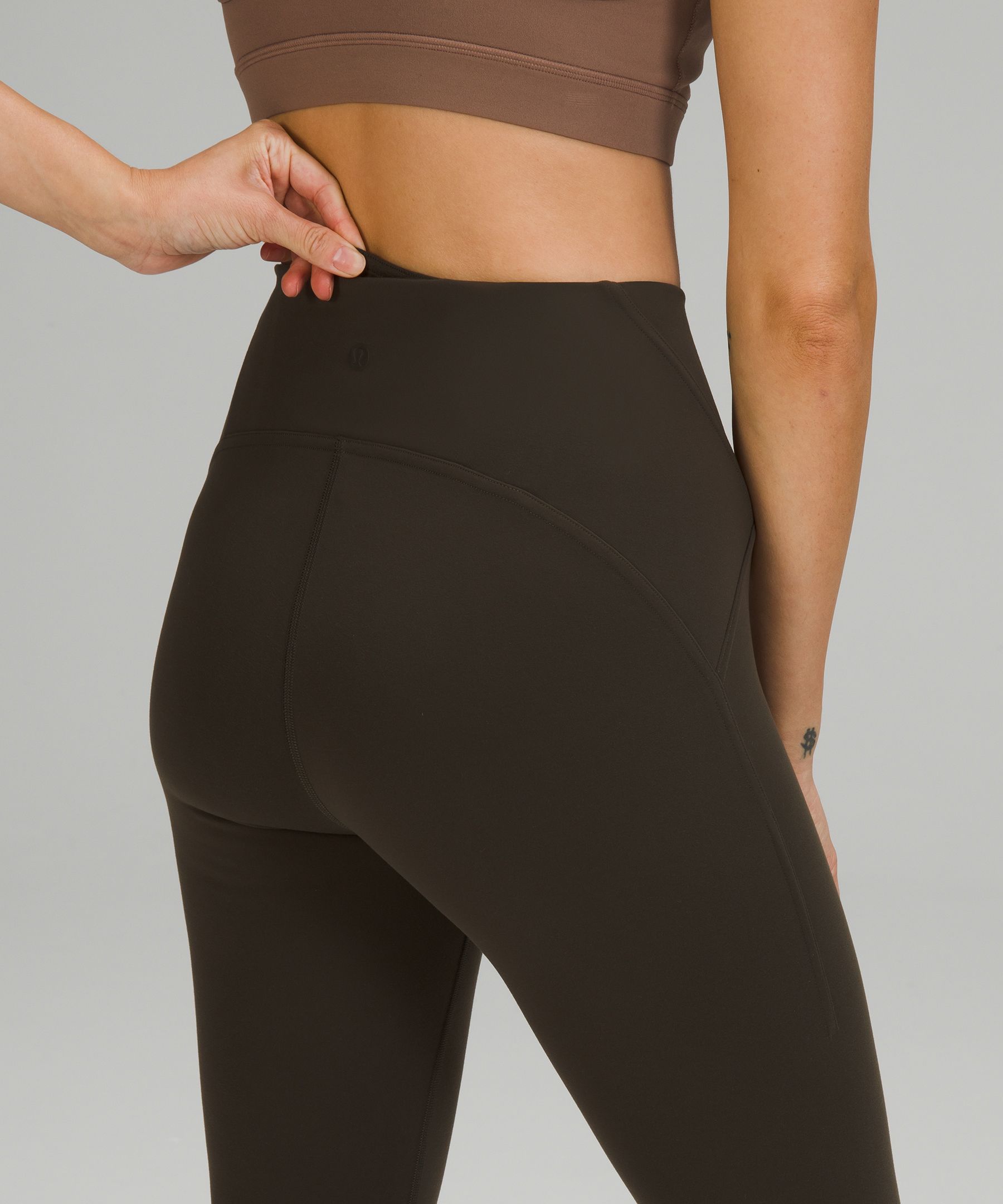 Lululemon Leggings Dame Mørke Olivengrønne | 97504-IVGB