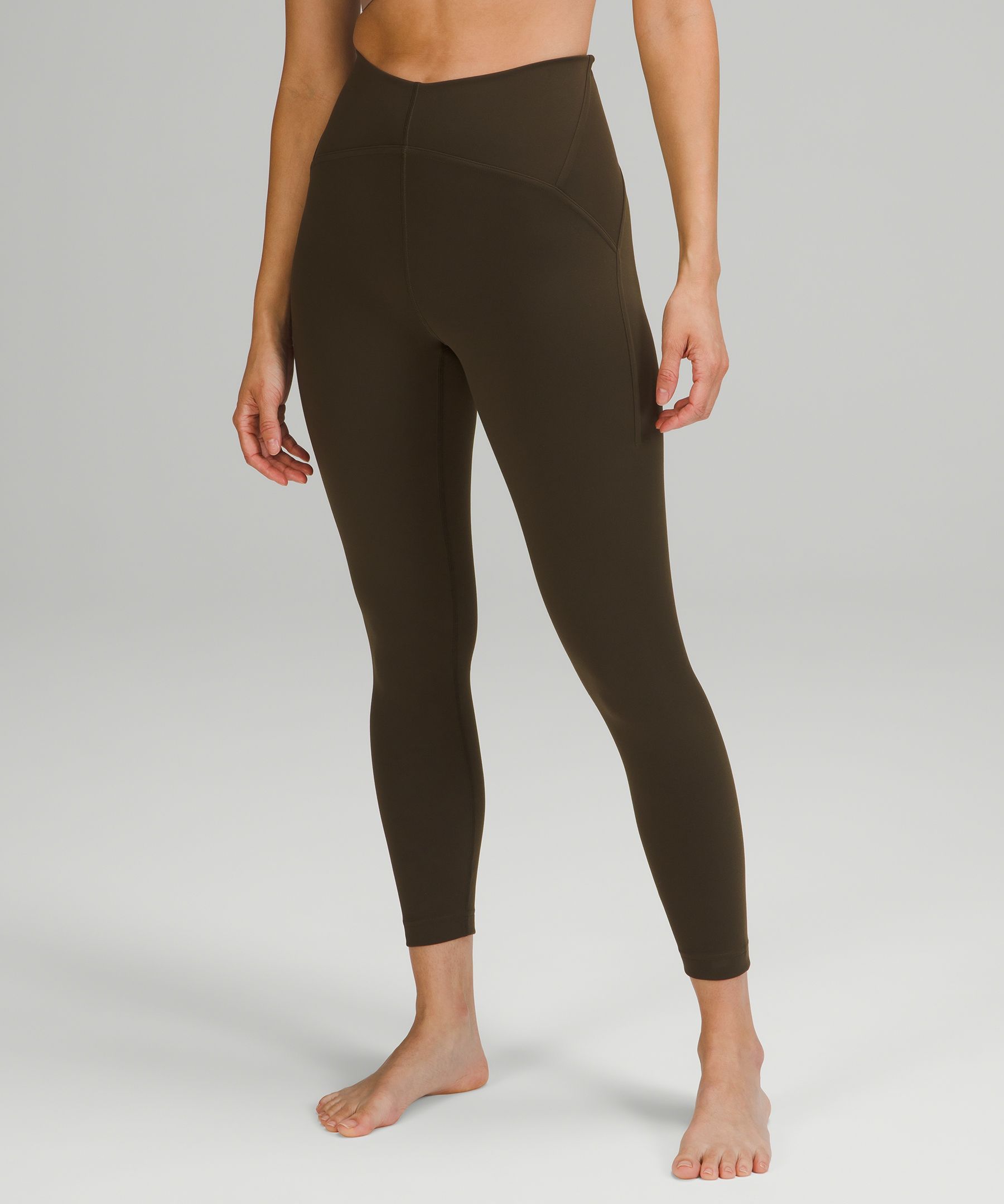 Lululemon Leggings Dame Mørke Olivengrønne | 97504-IVGB