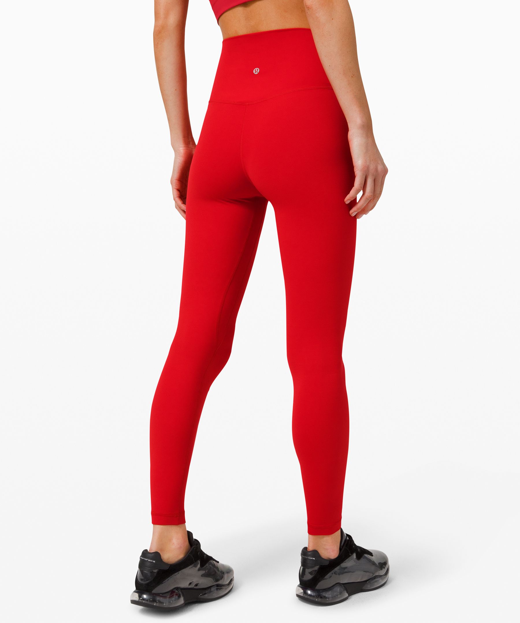 Lululemon Leggings Dame Mørke Rød | 17903-MQRN