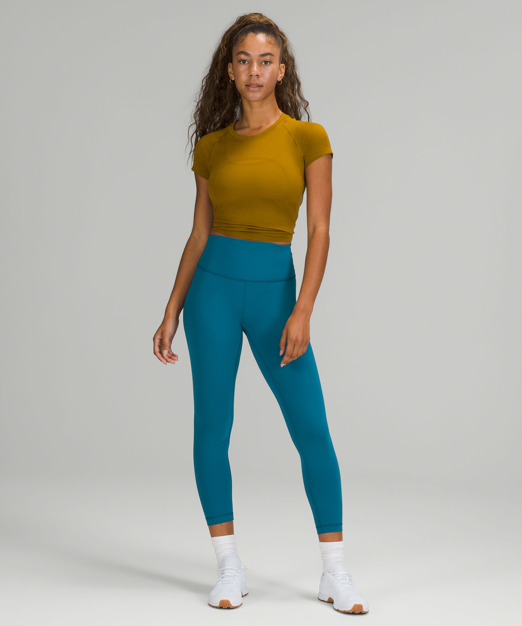Lululemon Leggings Dame Påfugl | 10259-SAYW