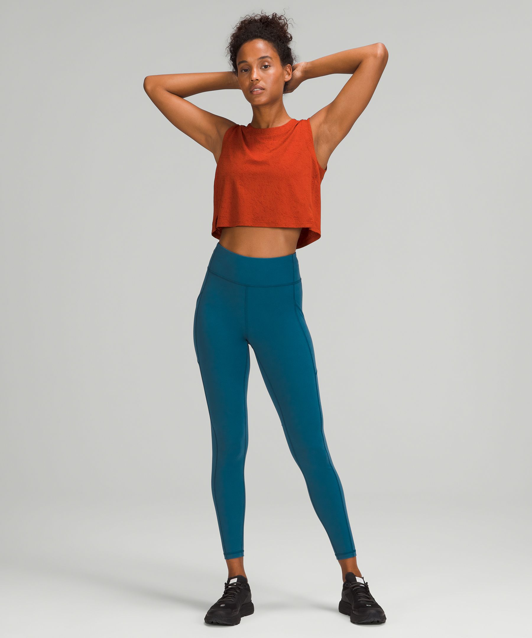 Lululemon Leggings Dame Påfugl | 81267-QTBO