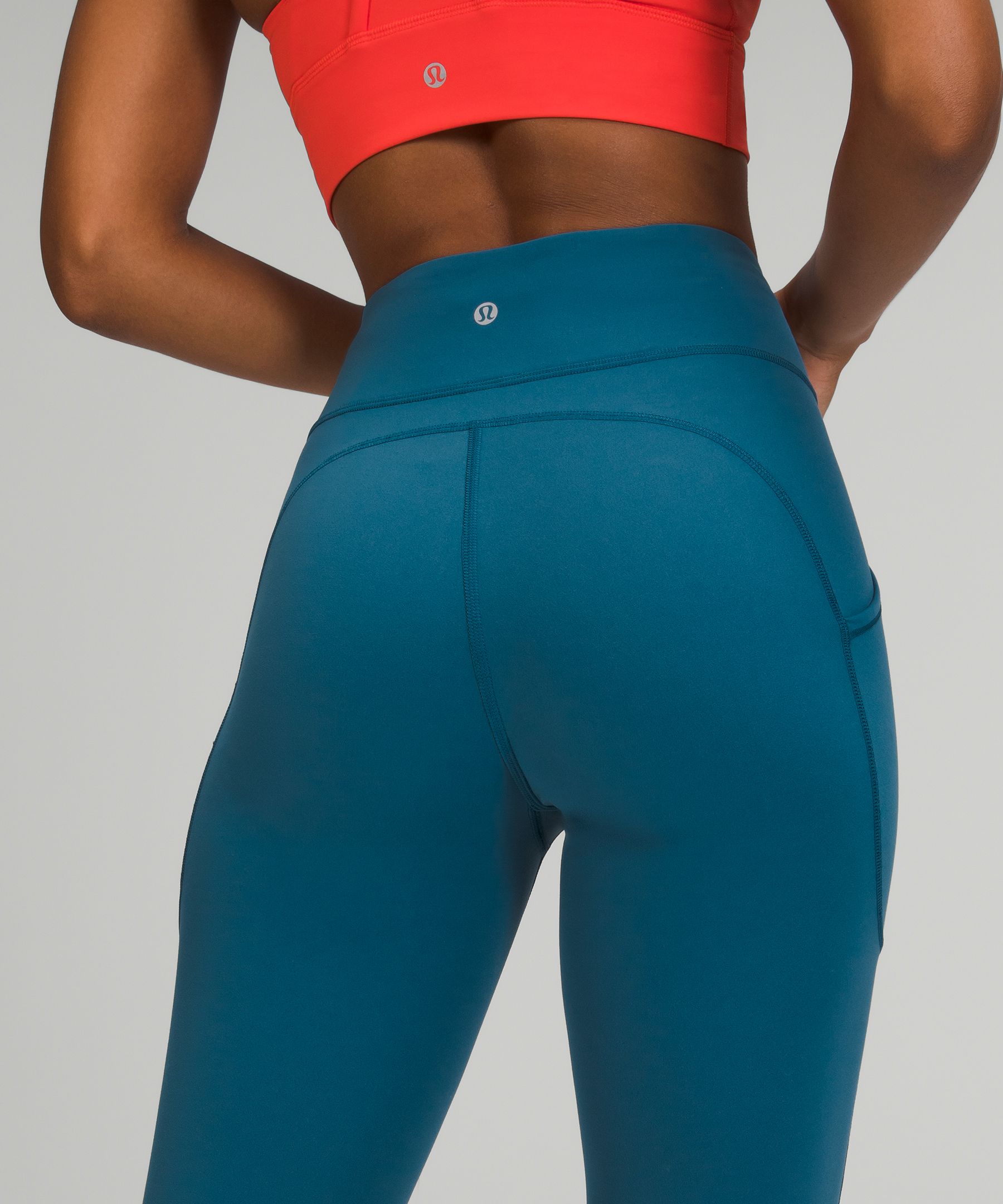 Lululemon Leggings Dame Påfugl | 81267-QTBO