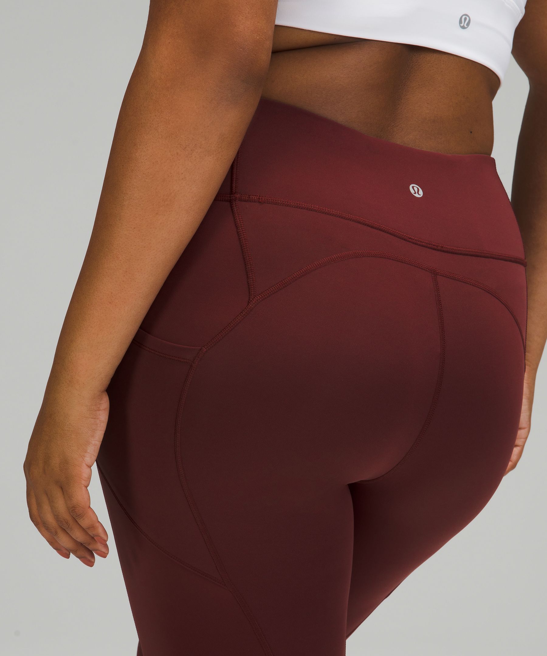 Lululemon Leggings Dame Rød Burgunder | 50694-MICQ