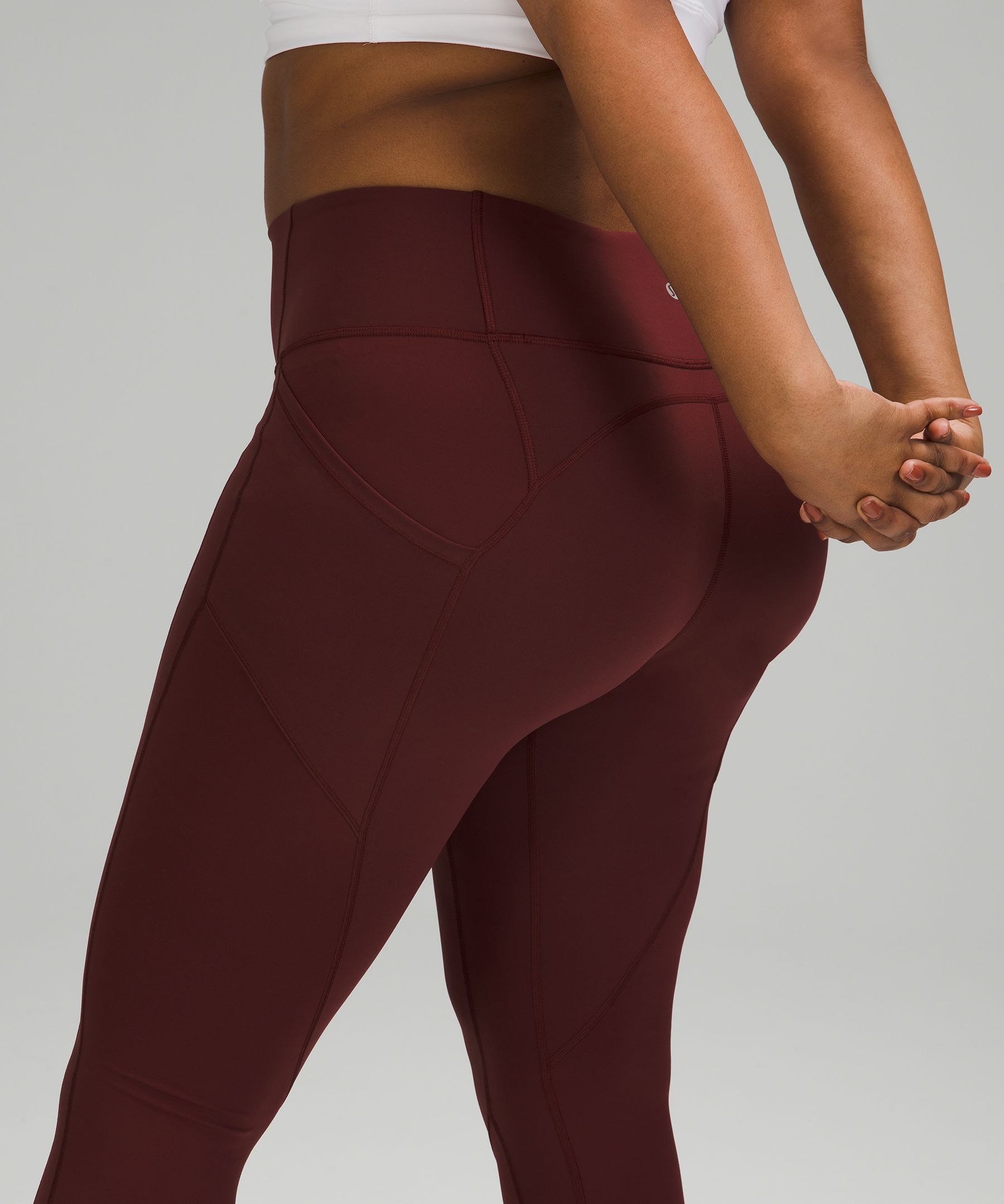 Lululemon Leggings Dame Rød Burgunder | 50694-MICQ