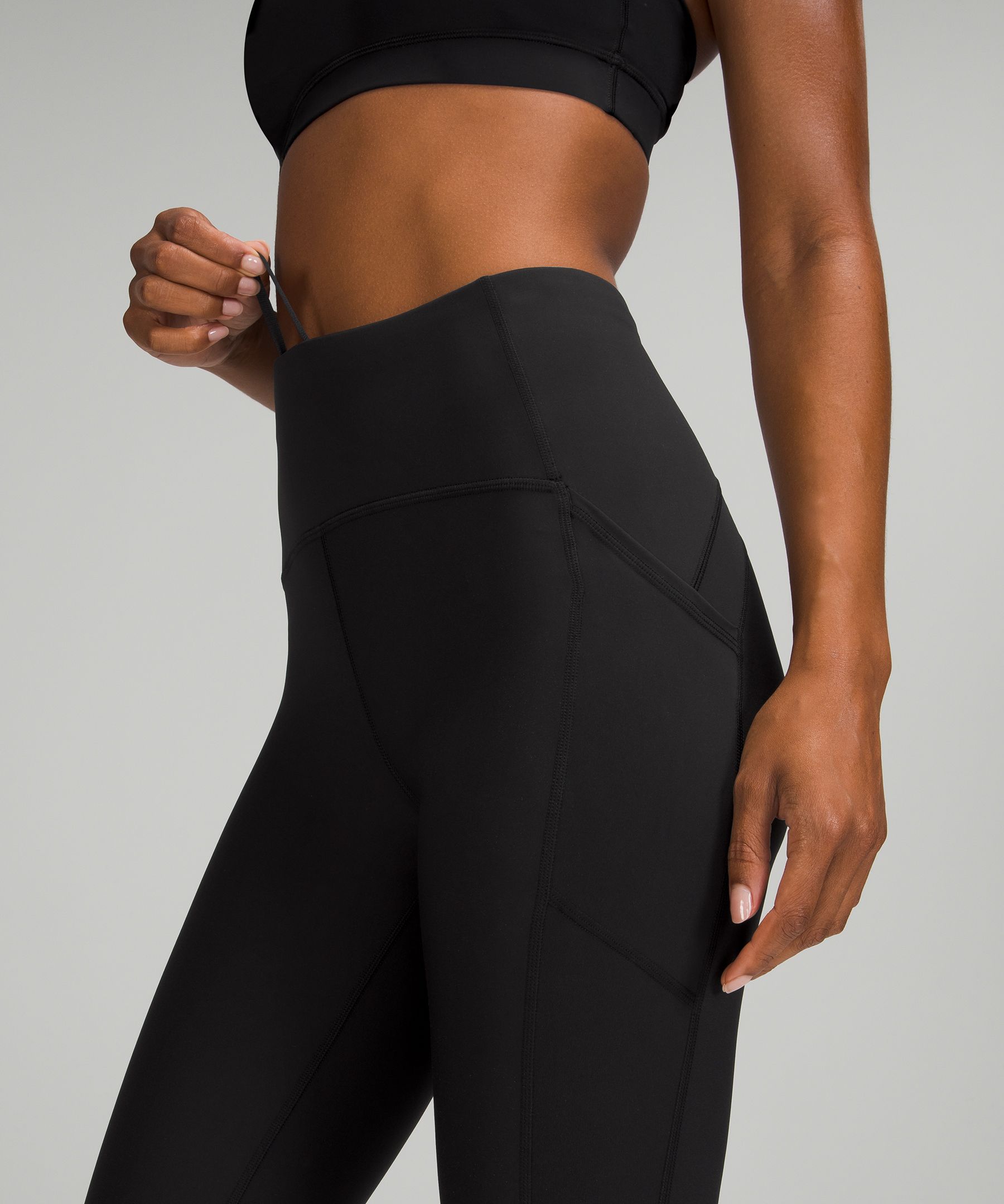 Lululemon Leggings Dame Svarte | 89150-KMSI