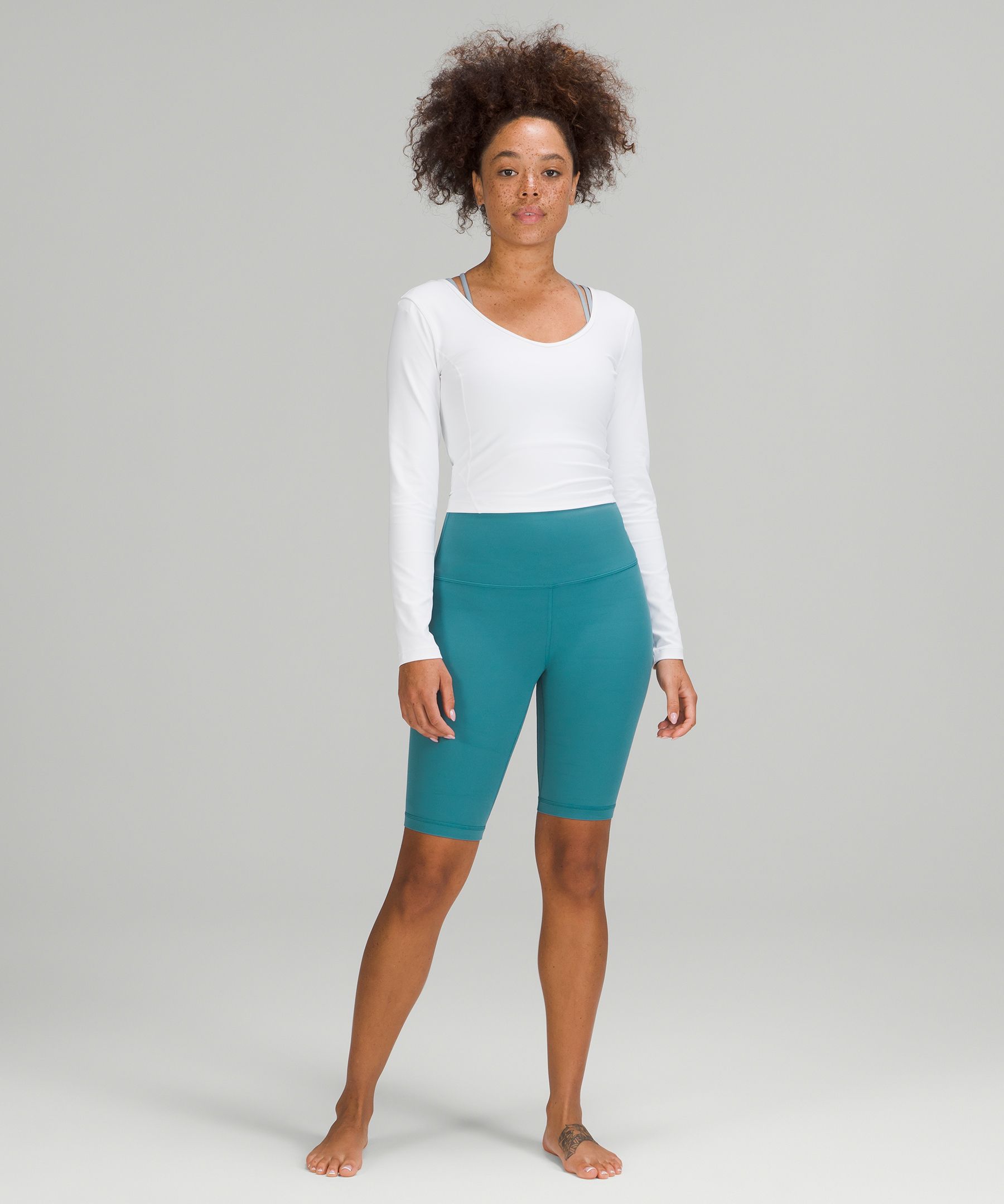 Lululemon Shorts Dame Blå | 49815-AGWS