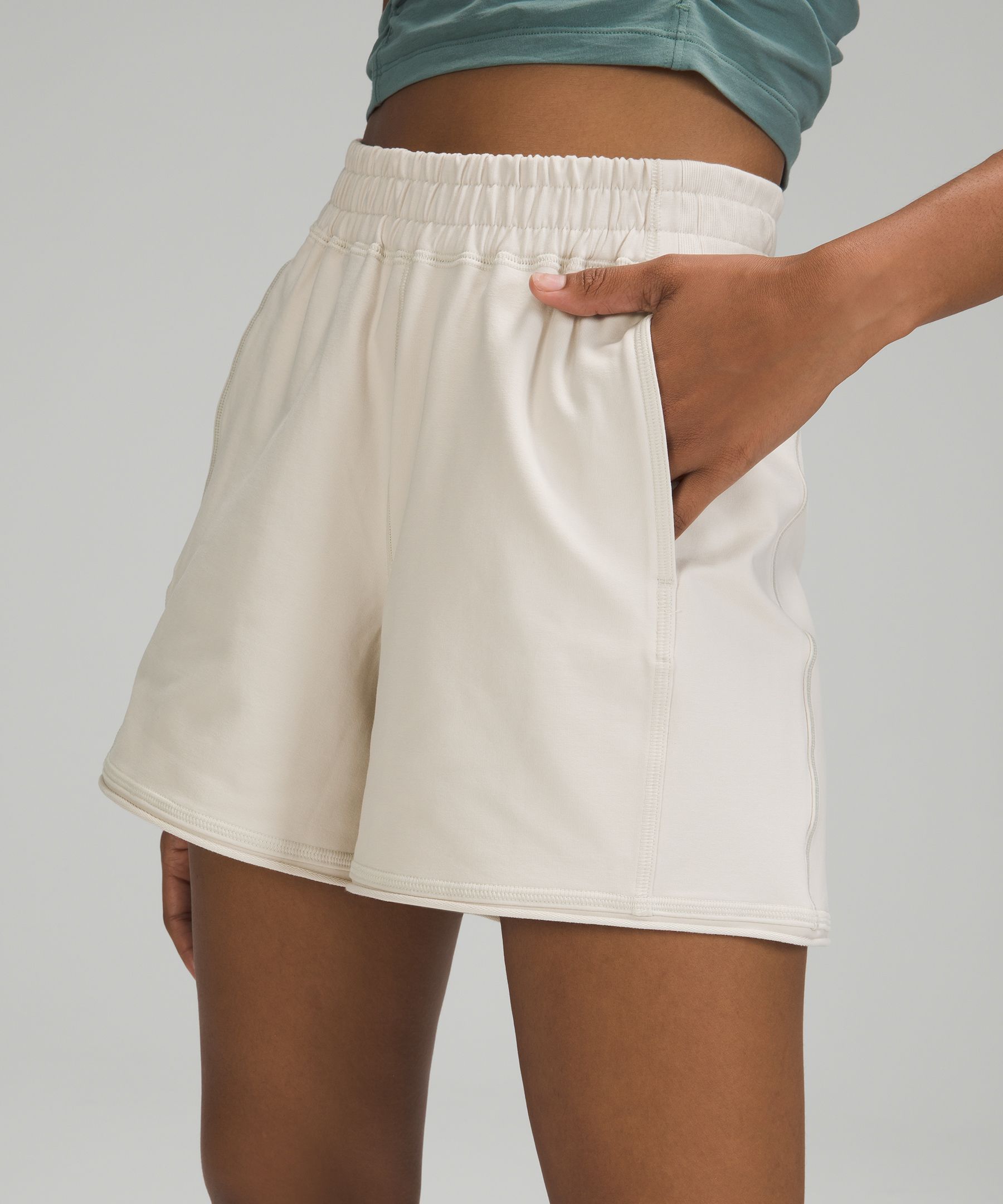 Lululemon Shorts Dame Hvite | 92704-BYQL