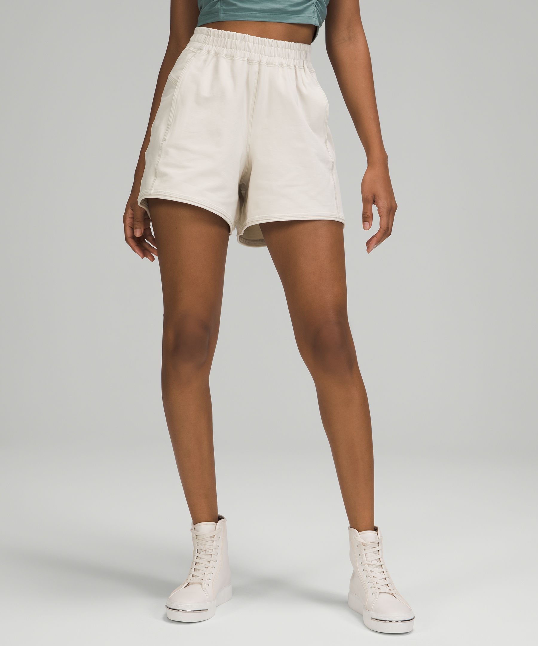 Lululemon Shorts Dame Hvite | 92704-BYQL