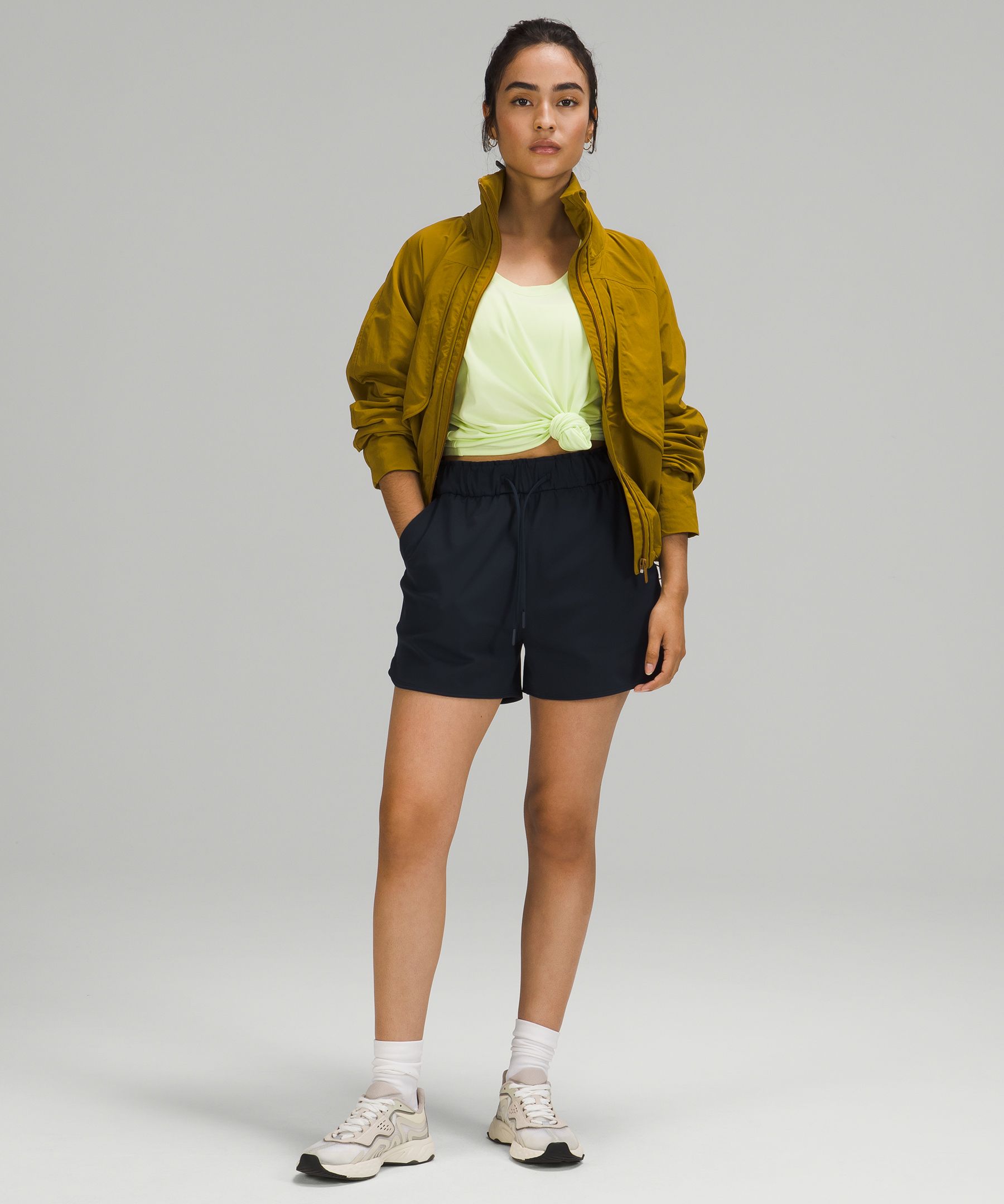 Lululemon Shorts Dame Marineblå | 32478-EZAL