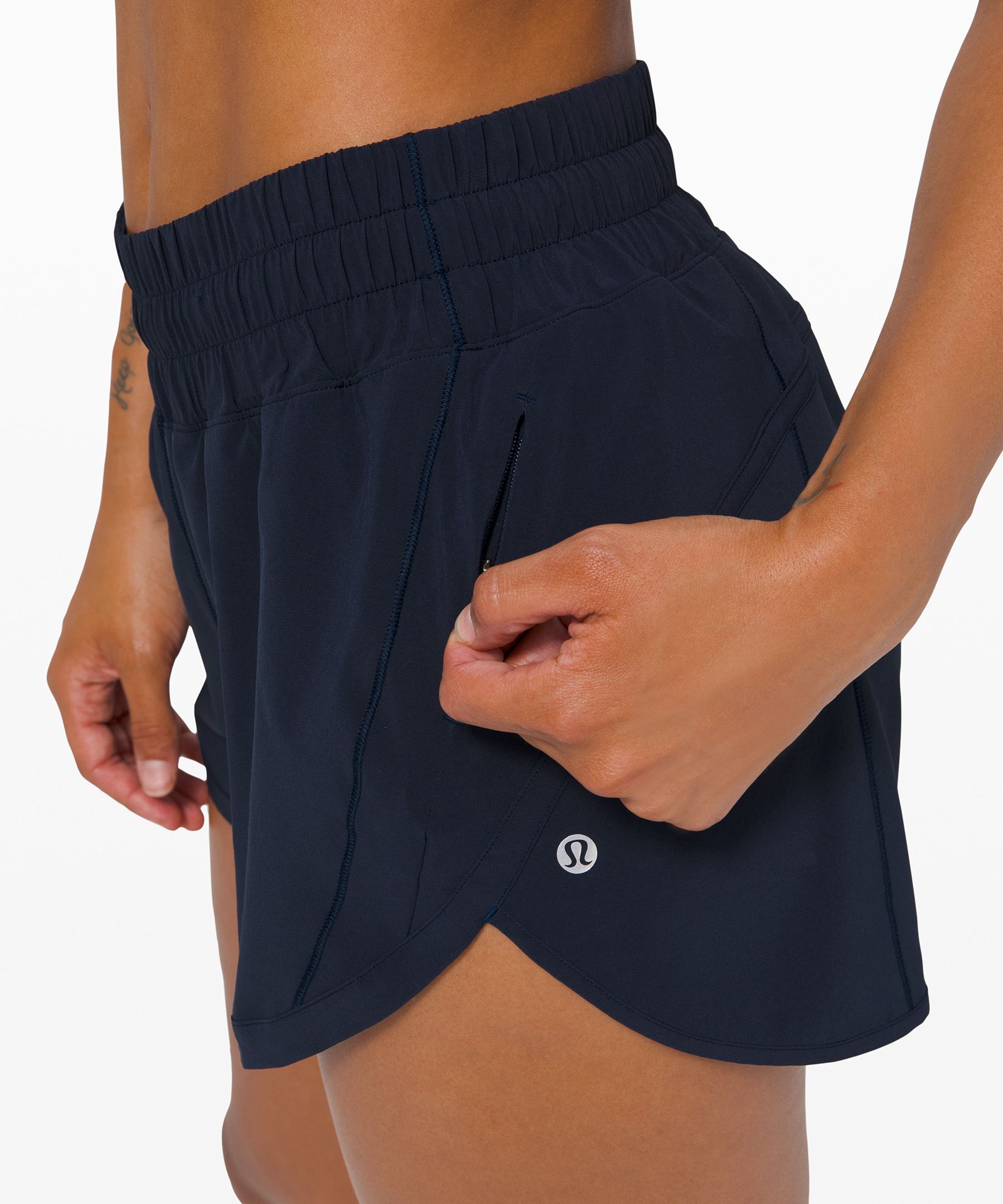 Lululemon Shorts Dame Marineblå | 61908-IRKY