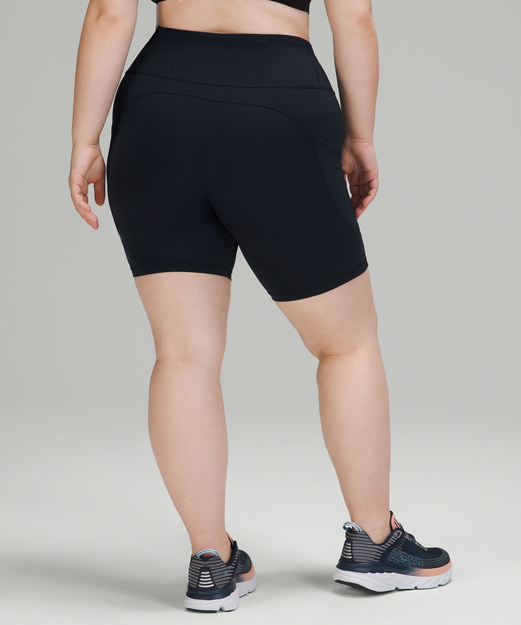 Lululemon Shorts Dame Marineblå | 75896-RXMD