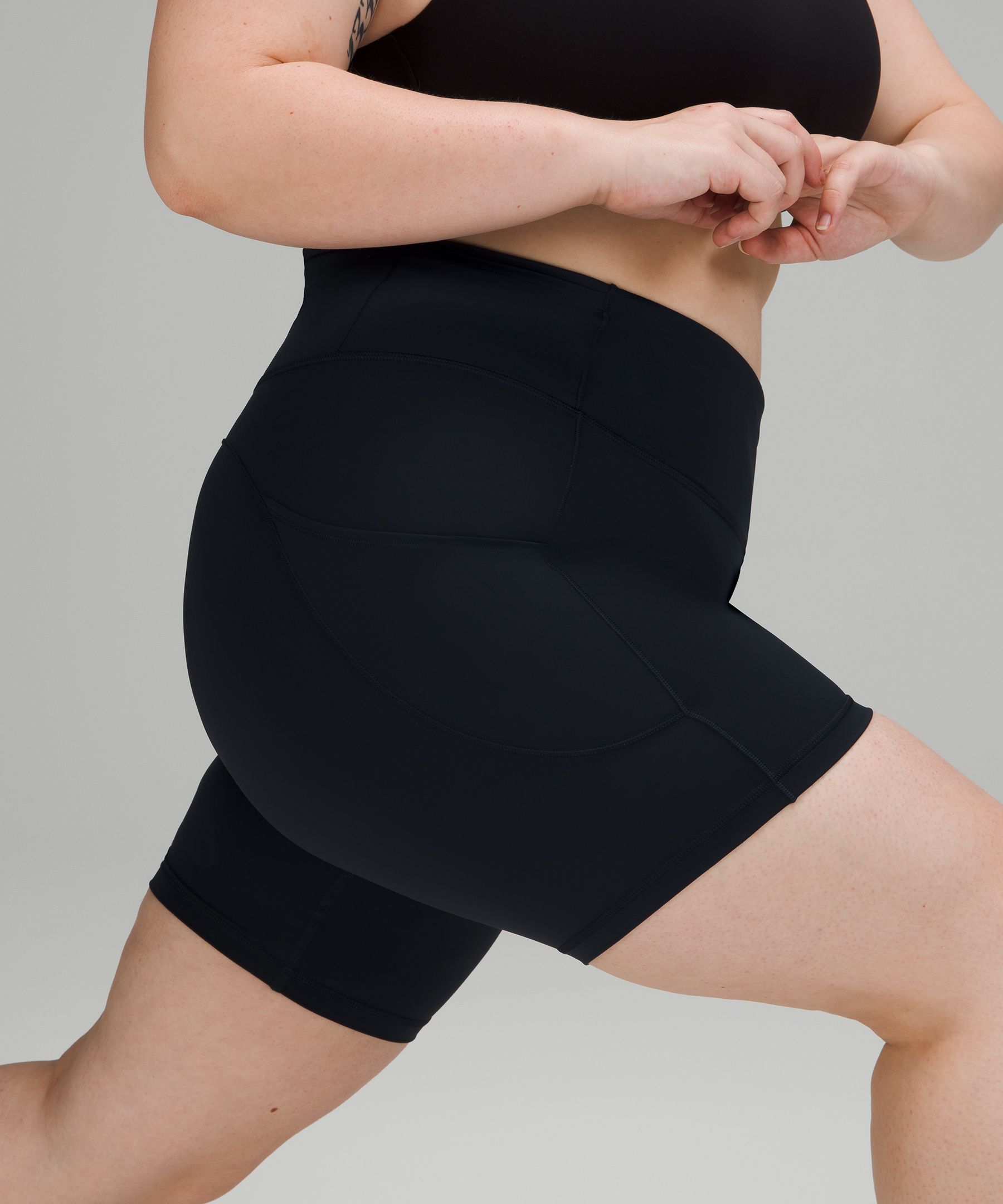 Lululemon Shorts Dame Marineblå | 75896-RXMD