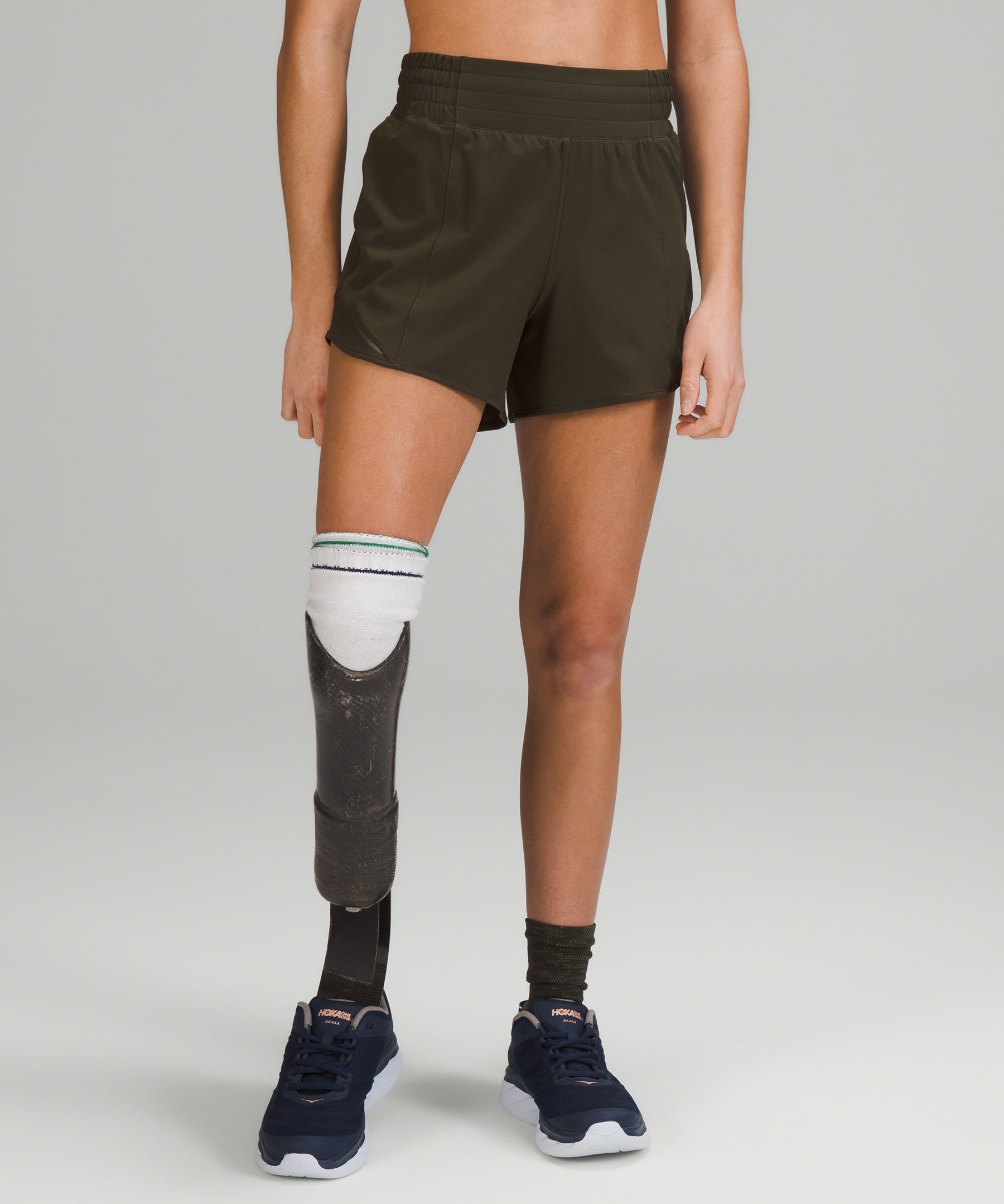 Lululemon Shorts Dame Mørke Olivengrønne | 95601-OSFY