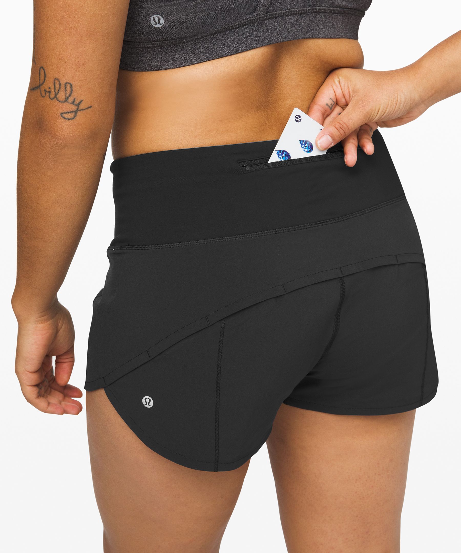 Lululemon Shorts Dame Svarte | 09213-DGFA
