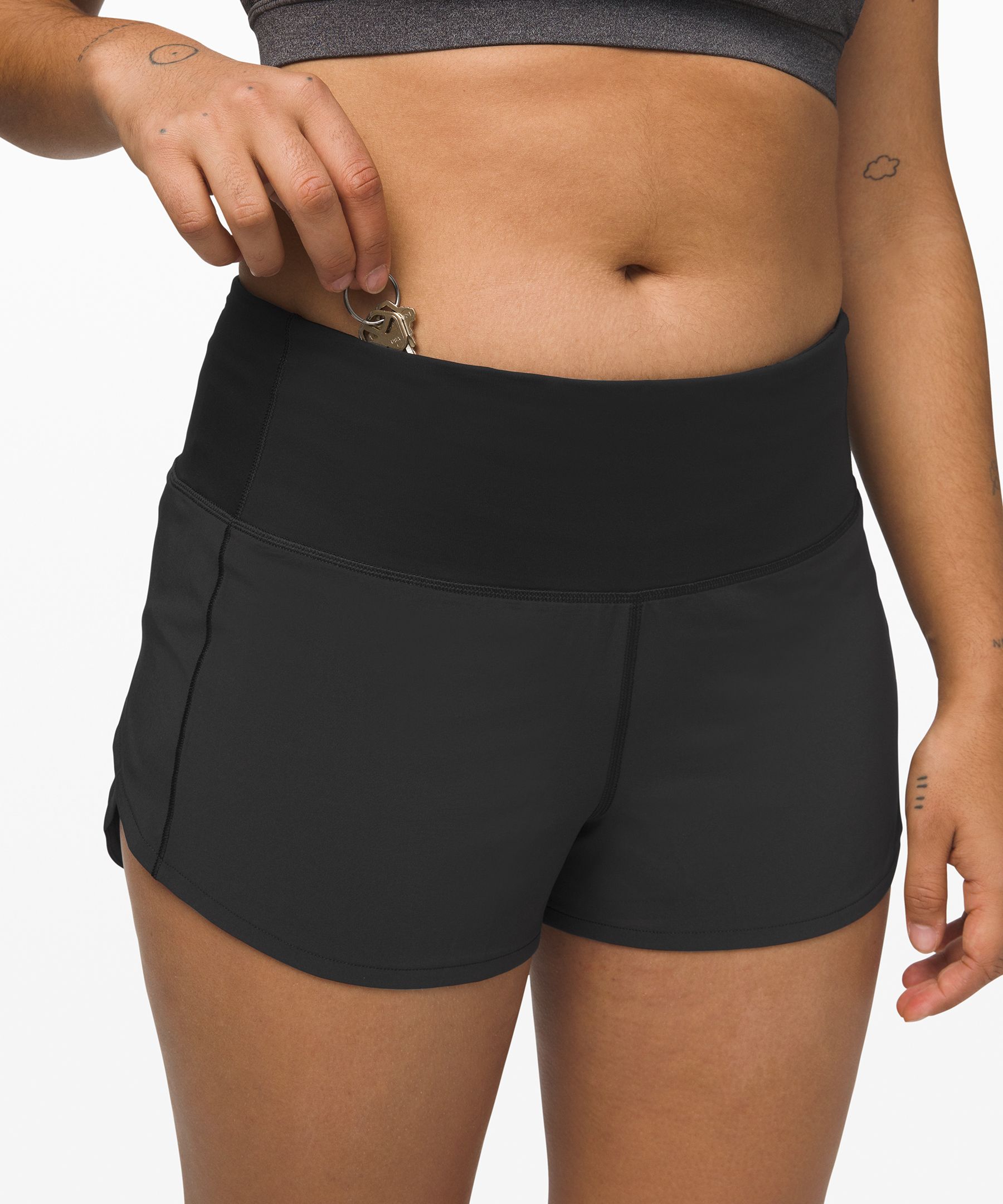 Lululemon Shorts Dame Svarte | 09213-DGFA